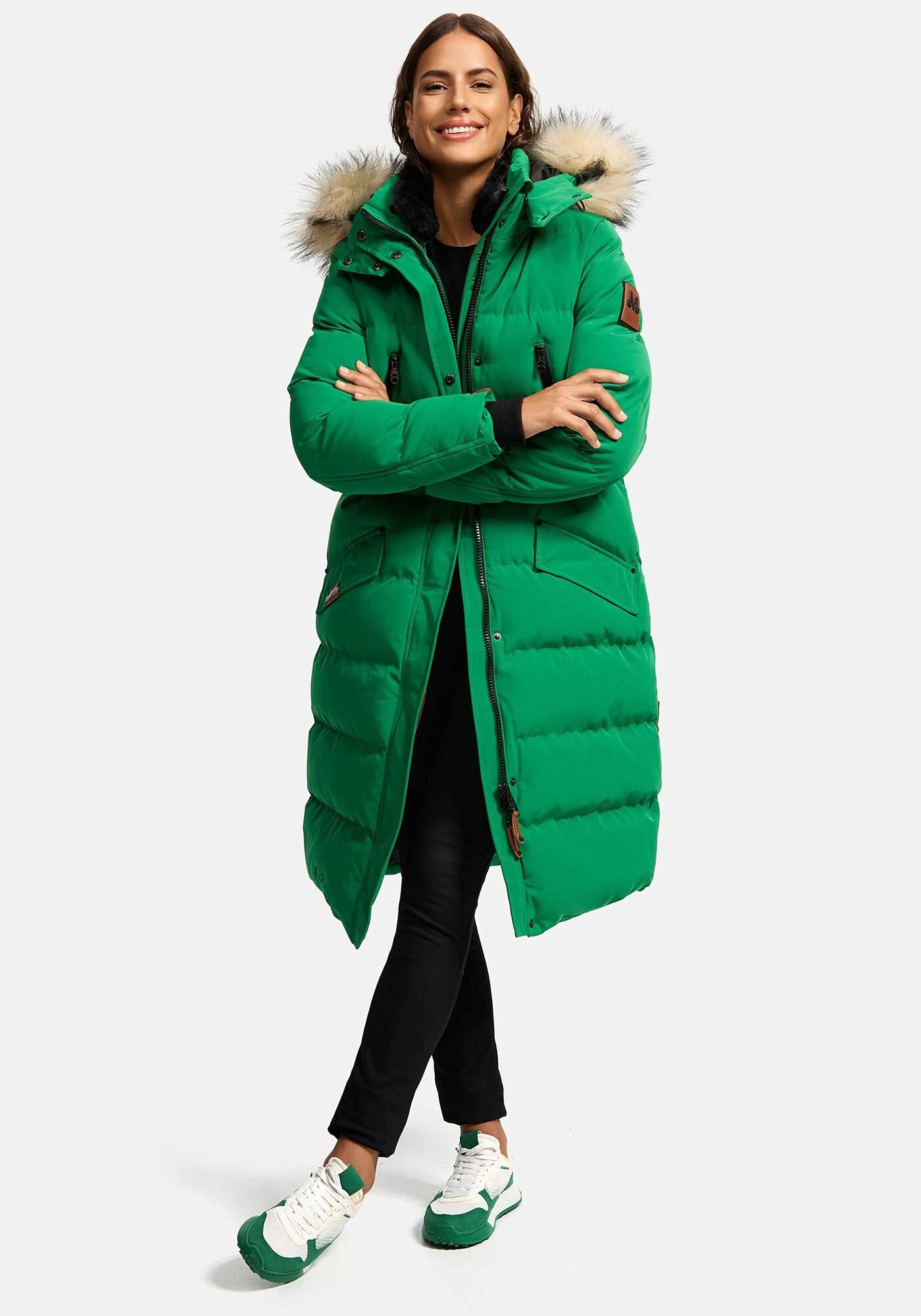 Marikoo Winterjacke »Marikoo Schneesternchen Damen Winter Steppjacke B890«