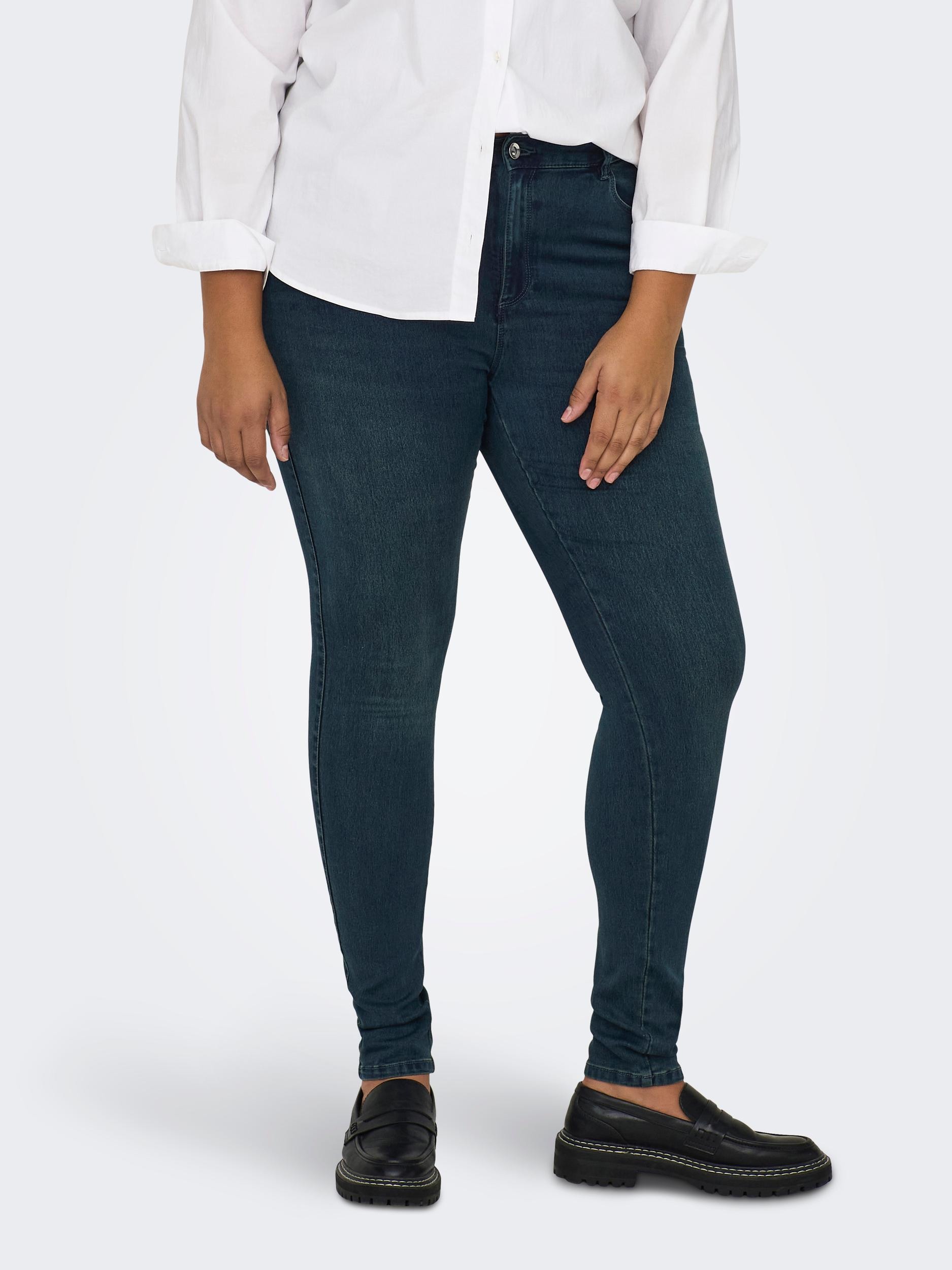 SKINNY Skinny-fit-Jeans ONLY »CARAUGUSTA HW NOOS« BJ558 DNM OTTO CARMAKOMA bei