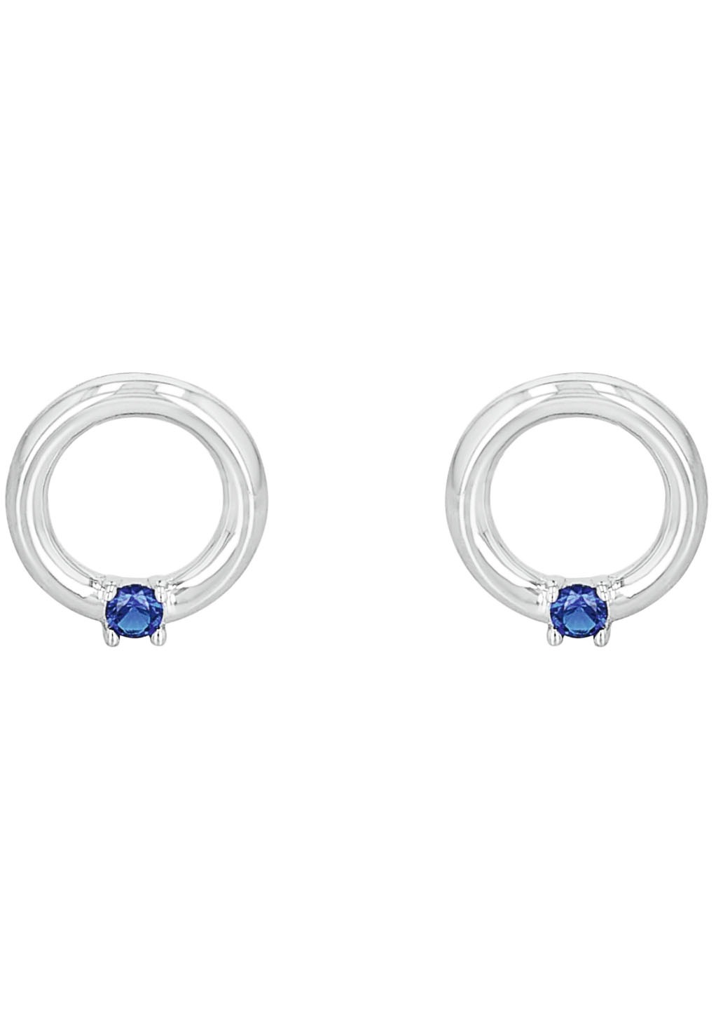 Amor Paar Ohrstecker »Kreis, 2037033«, mit Zirkonia (synth.)