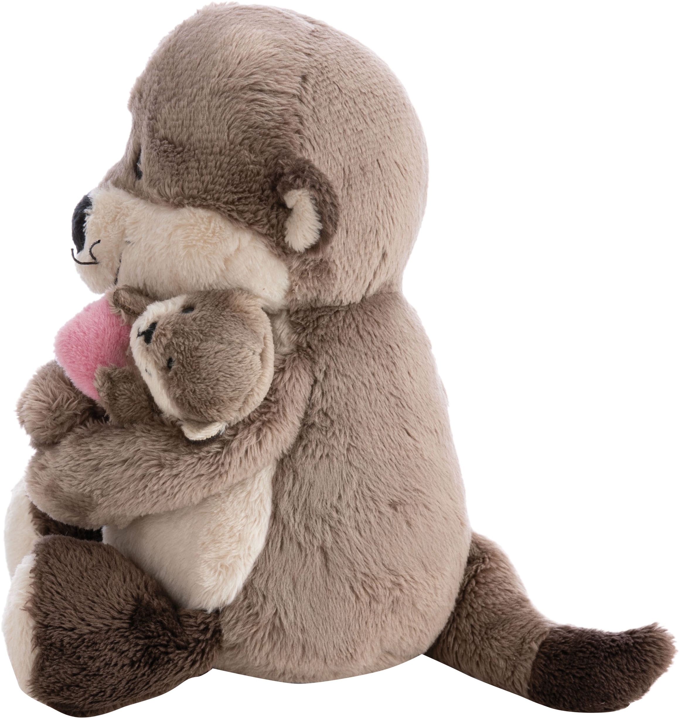 Nici Kuscheltier »Little & Me, Otter 20 cm mit Kind 6 cm« 2in1: Kuscheltier Mama mit Kuscheltier Baby