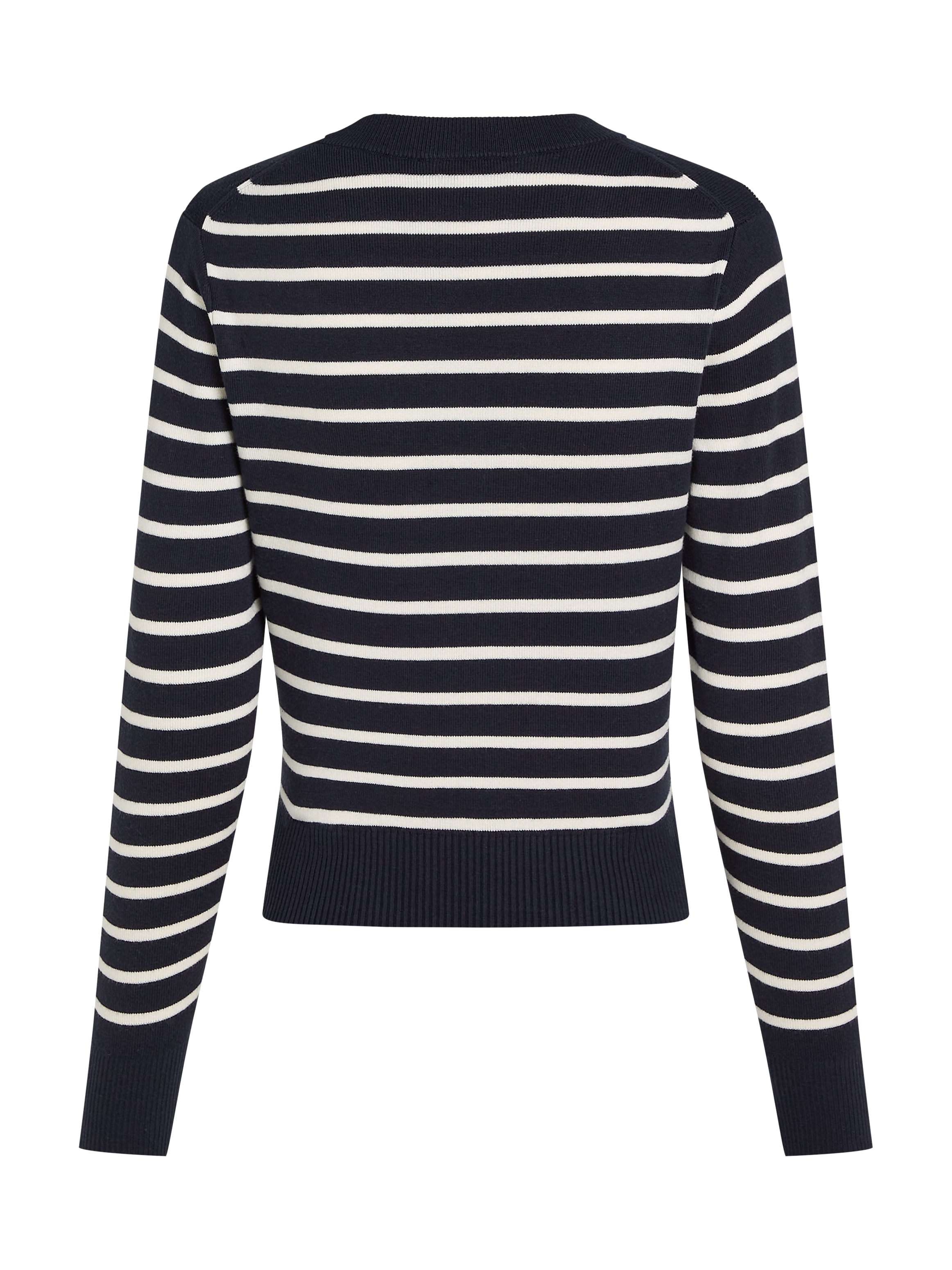 Tommy Hilfiger Strickjacke, mit gesticktem Logoschriftzug