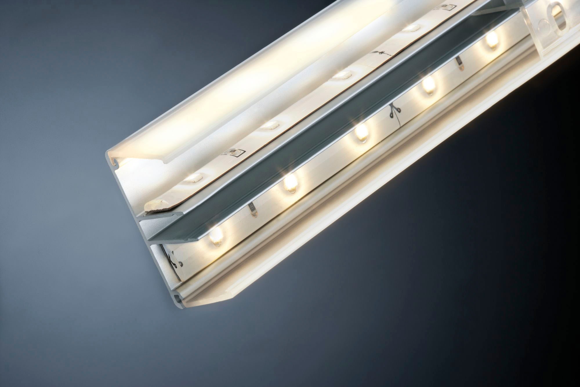 Paulmann LED-Streifen »Duo Profil 1m Alu eloxiert, Aluminium Alu eloxiert, Aluminium«