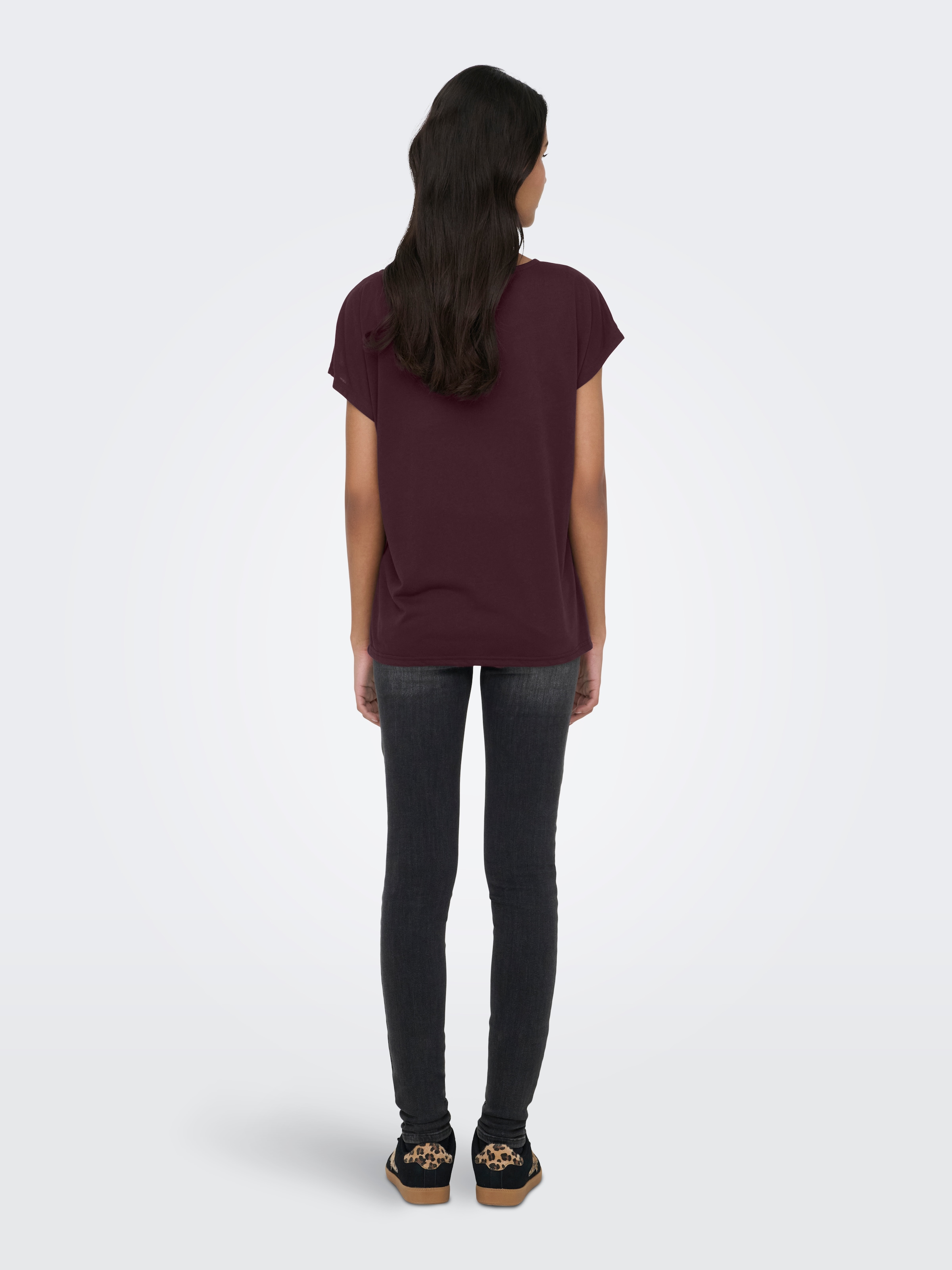 ONLY Spitzenshirt »ONLWINNIE S/S TOP CS JRS« Polyester, regular fit