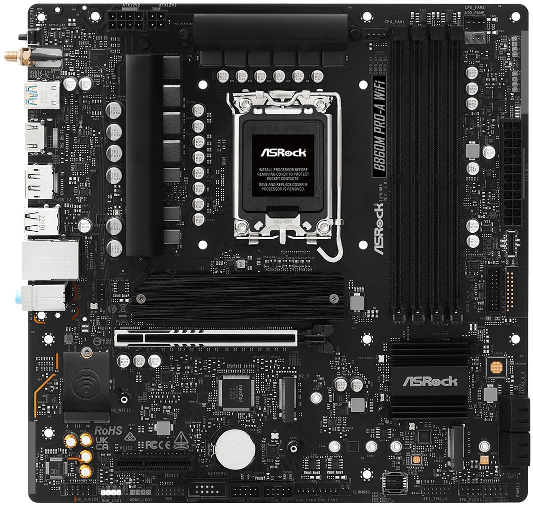 Asrock Mainboard »B860M Pro-A WiFi«
