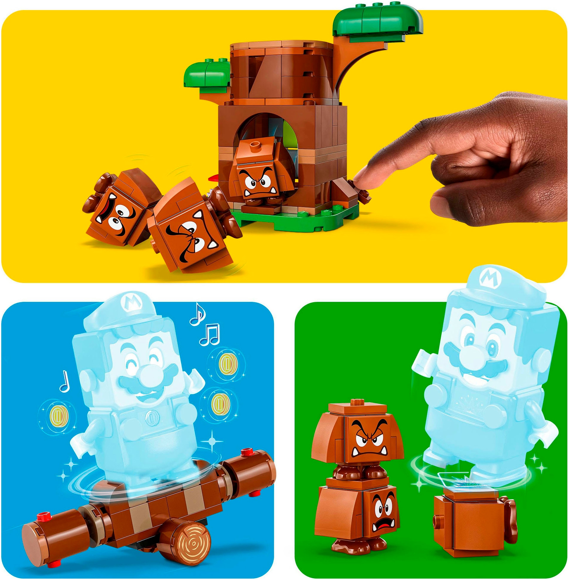 LEGO® Konstruktionsspielsteine »Gumba-Spielplatz (71433), LEGO Super Mario« Made in Europe