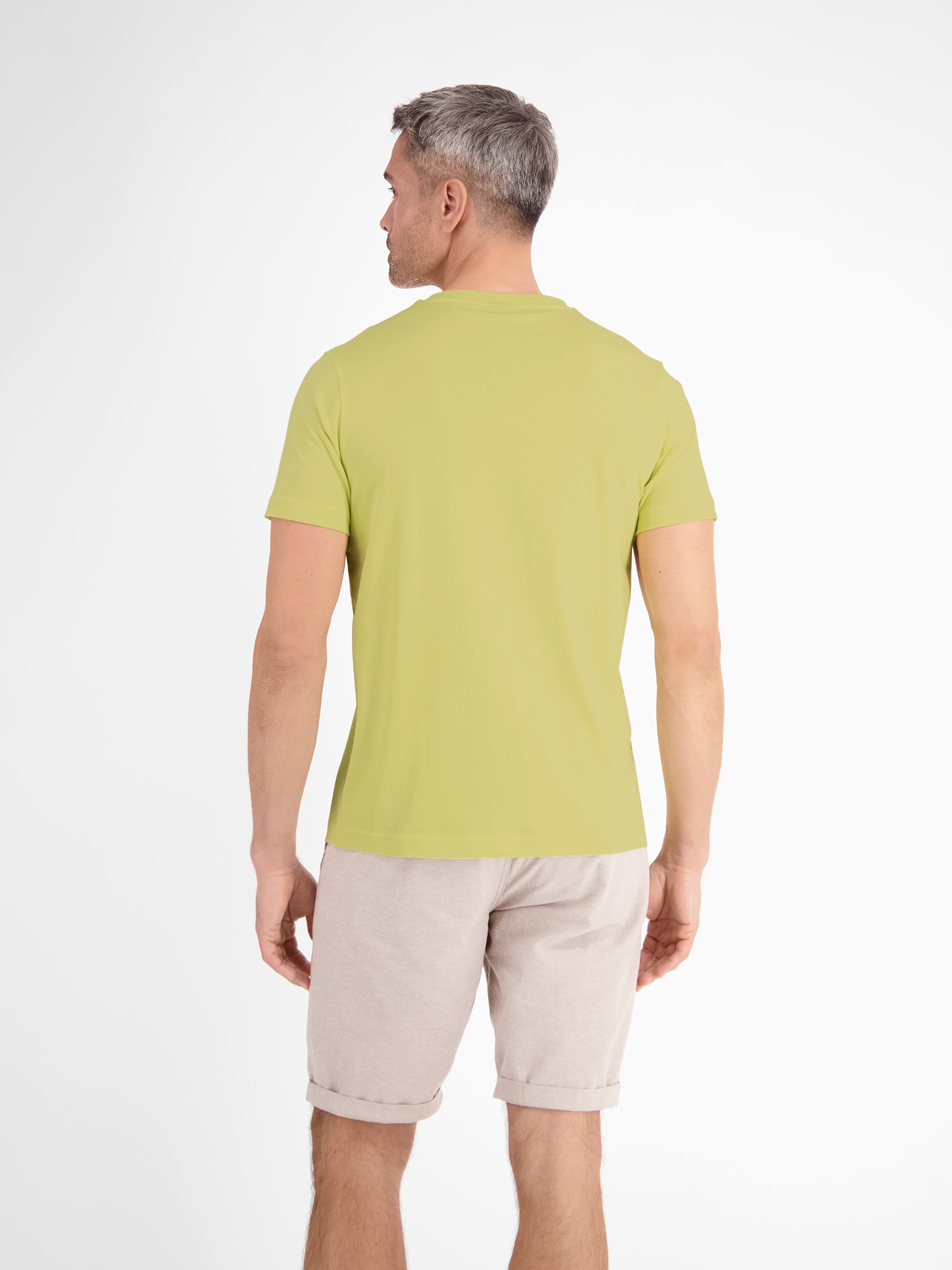 LERROS T-Shirt »Basic T-Shirt mit Logostitch«