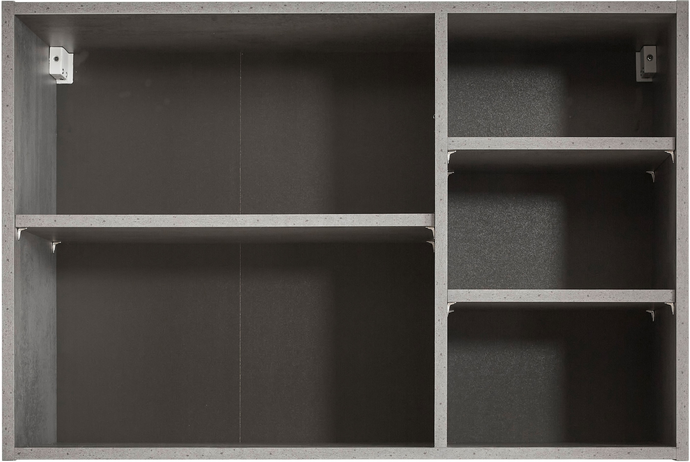 BASIC by Balculina Küchenregal »Sanibel Küchenschrank Regale BxHxT 90 x 60 x 33 cm«, (1 St.), Breite 90 cm, mit 5 offenen Fächern