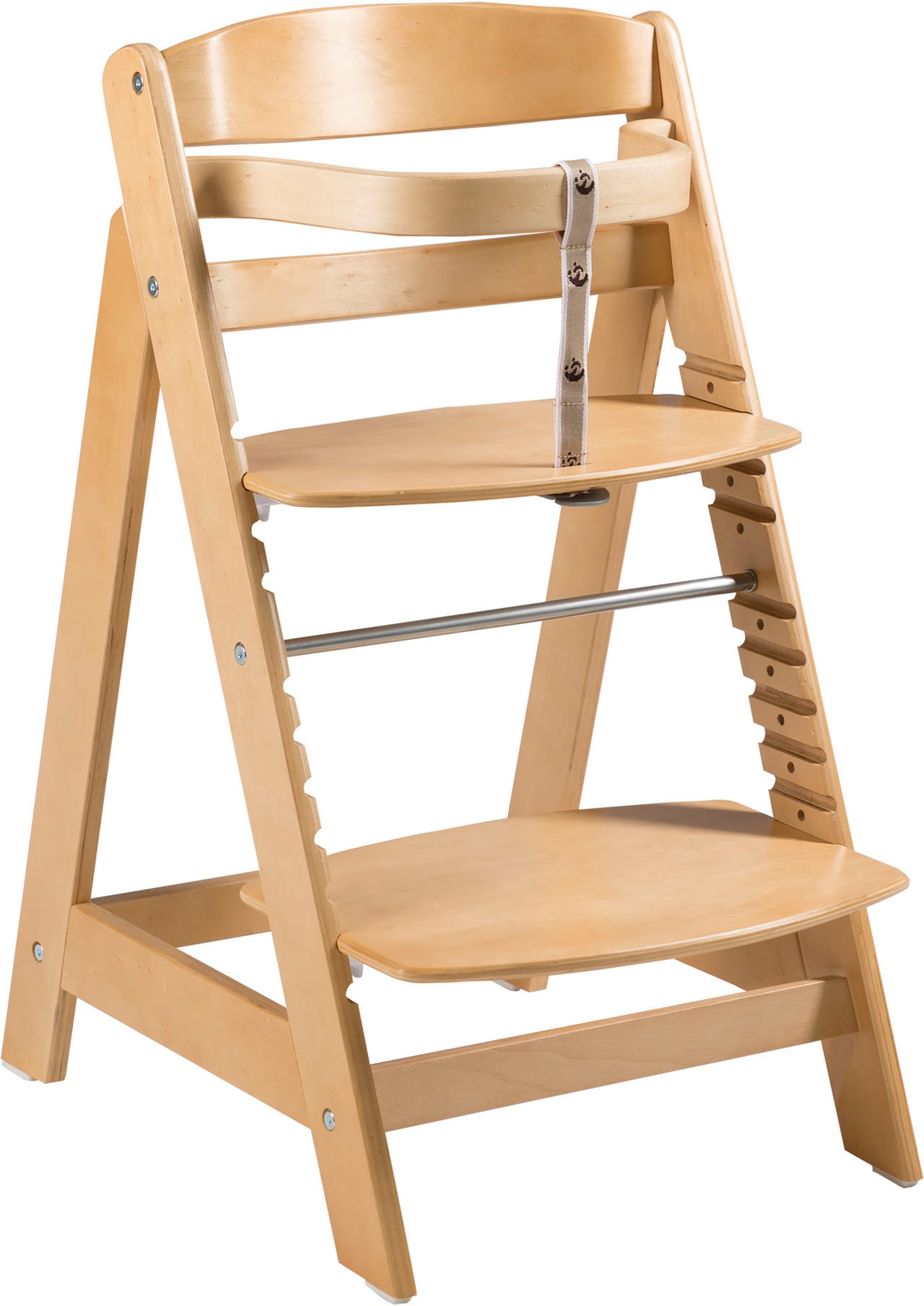 roba® Hochstuhl »Treppenhochstuhl Sit Up Click, natur«, aus Holz