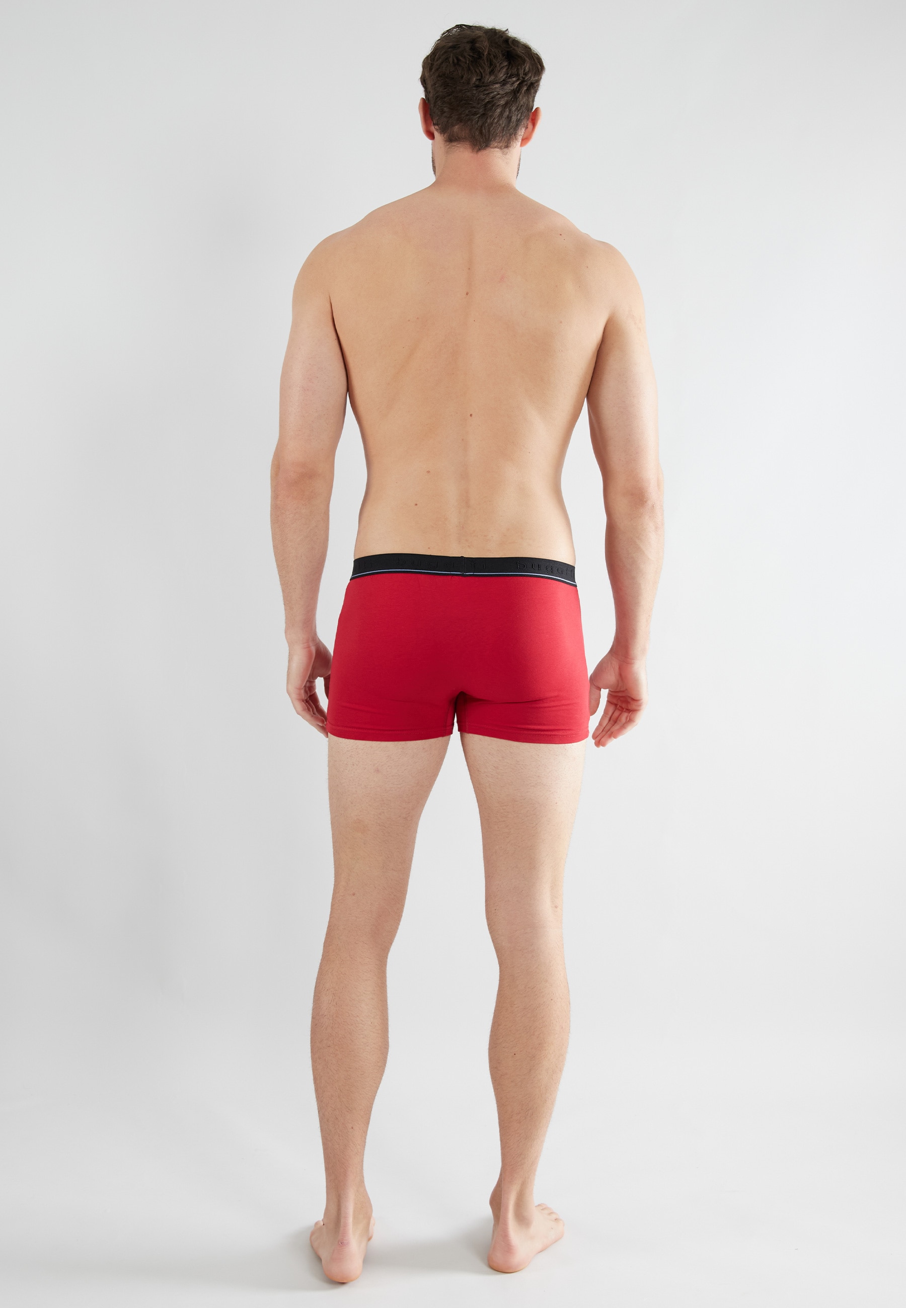 bugatti Boxer »Rom« 2er Pack,  weich, basic, eng, atmungsaktiv, breiter Bund, Baumwollmix