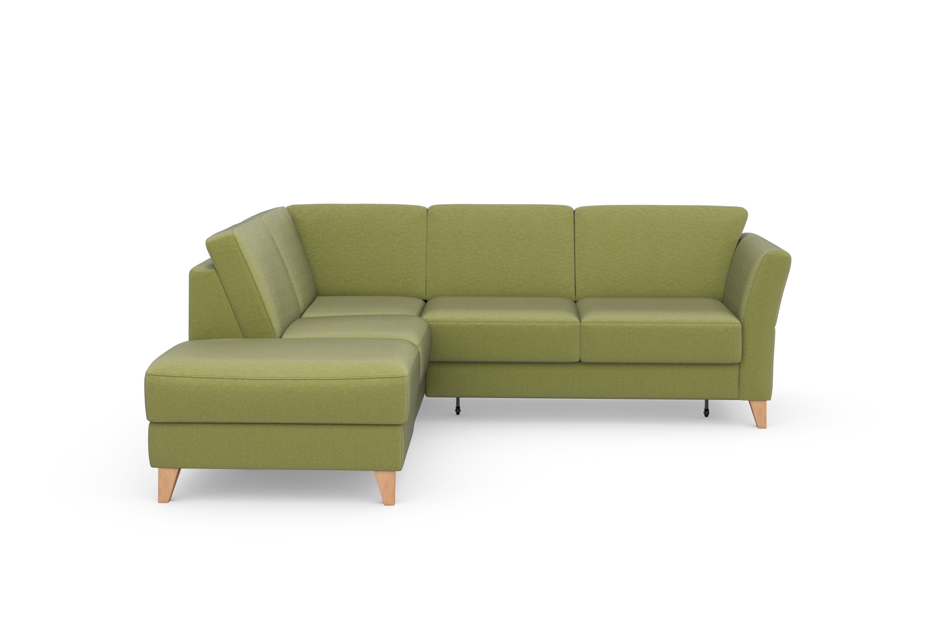 sit&more Ecksofa "Visby L-Form" Wahlweise mit Schlaffunktion und Stauraum, frei im Raum stellbar
