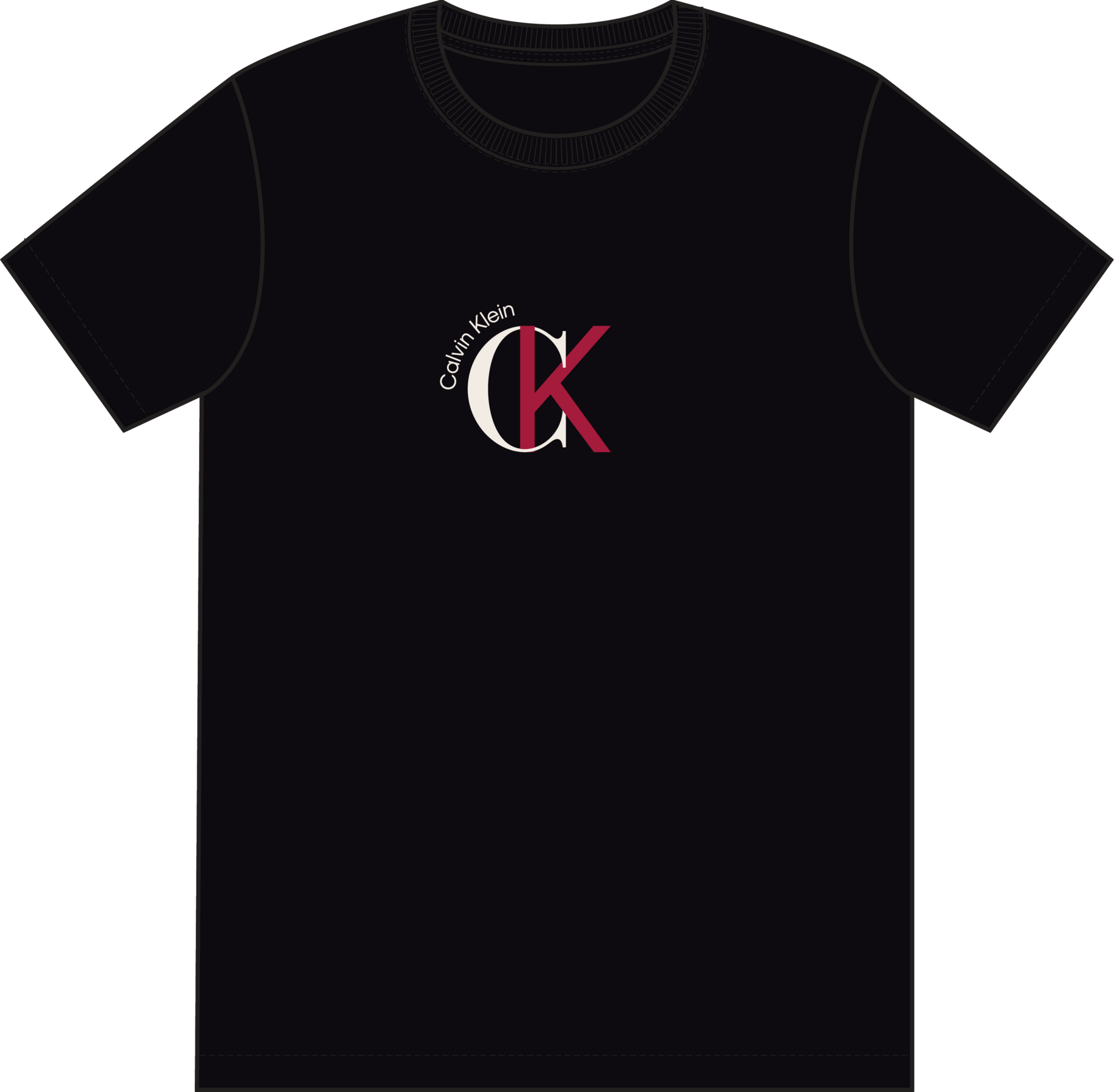 Calvin Klein Jeans T-Shirt Regular fit mit Rundhalsausschnitt