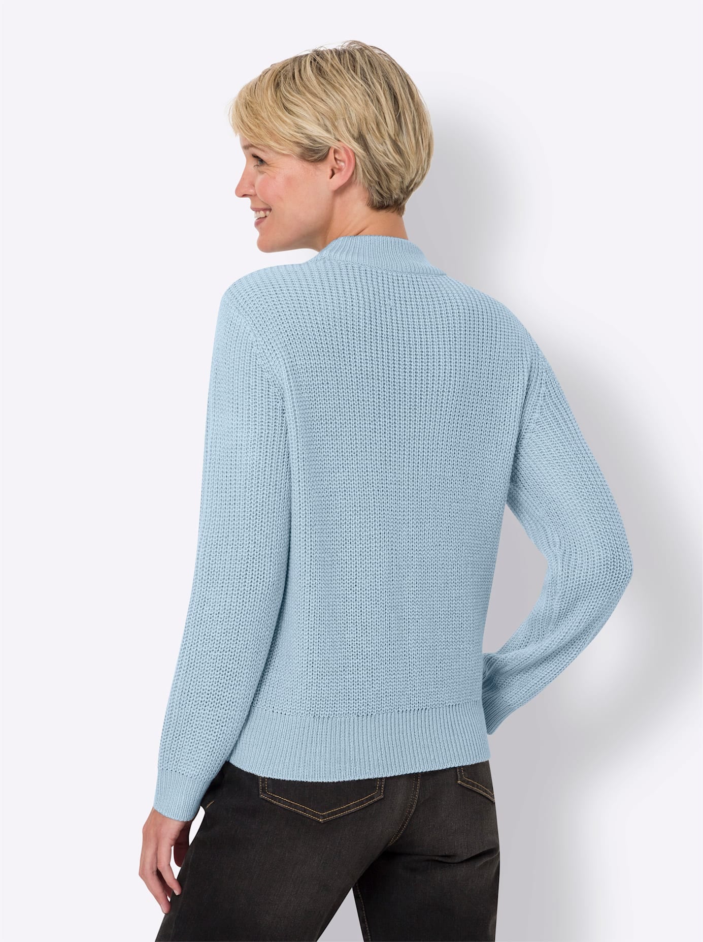 Classic Basics Stehkragenpullover »Langarm-Pullover«