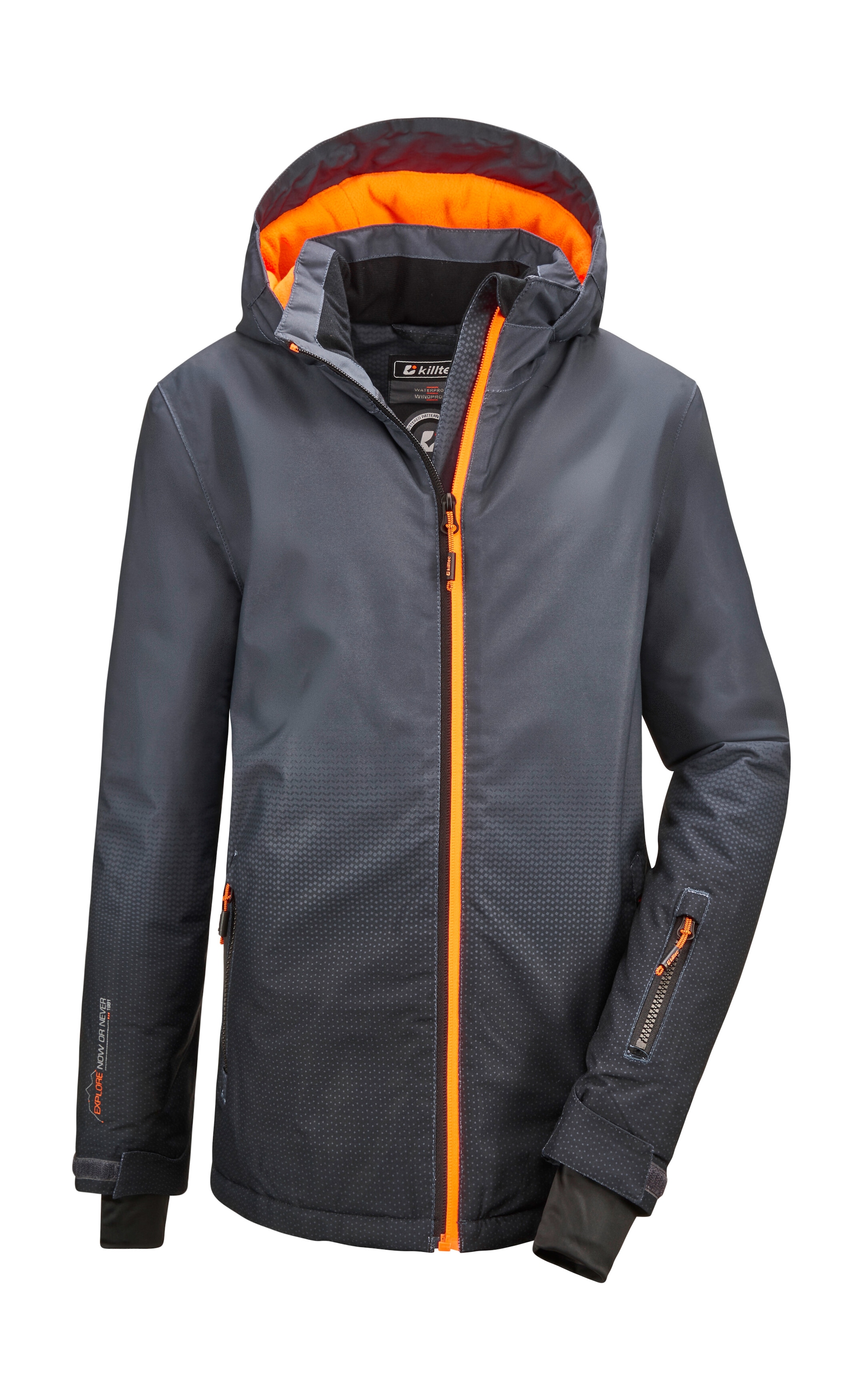 Killtec Outdoorjacke »Lynge BYS JCKT E« Wasserdichte Funktionsjacke mit Schneefang und coolem Design