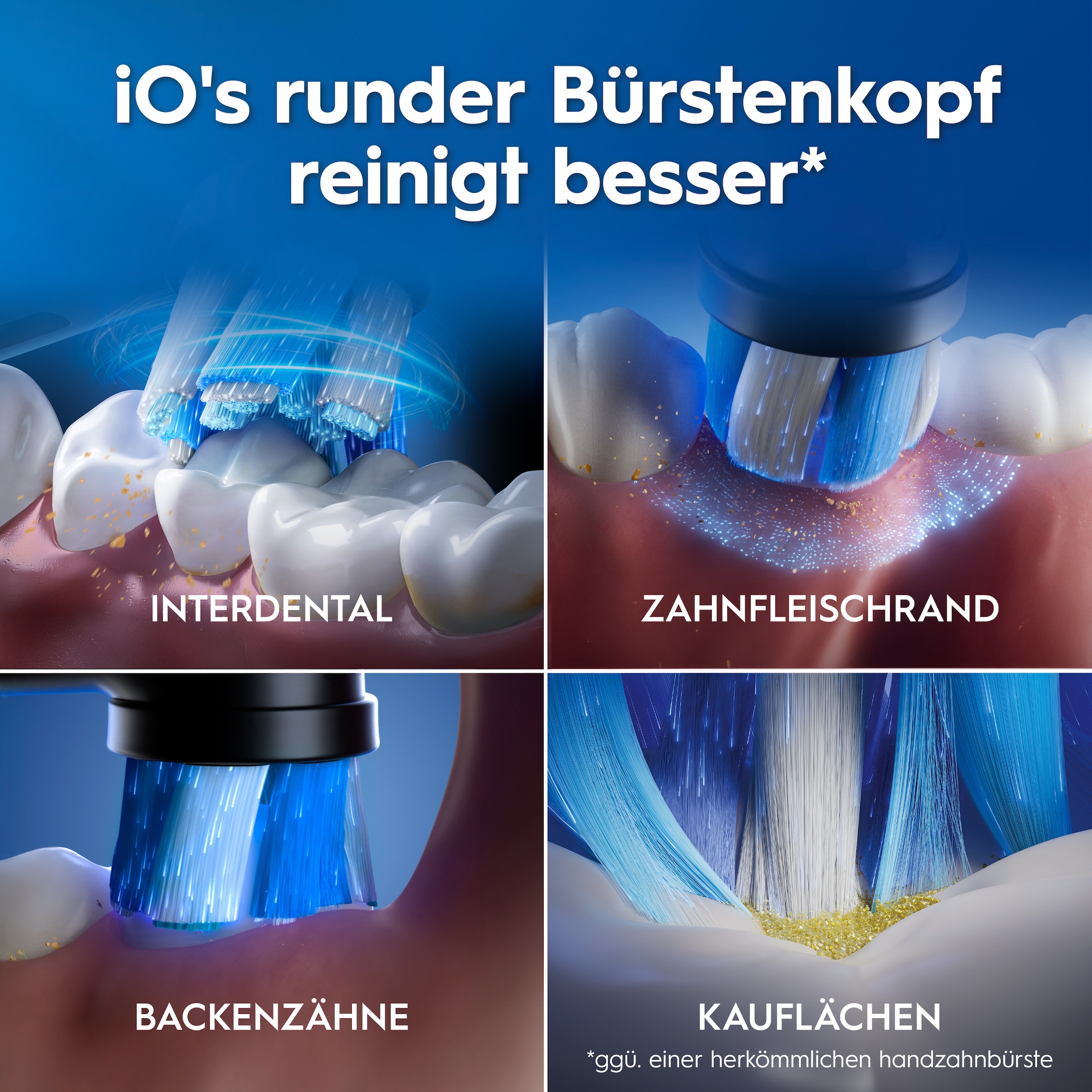 Oral-B »iO Series 3 Doppelpack« 2 Stk. Aufsteckbürsten Magnet-Technologie