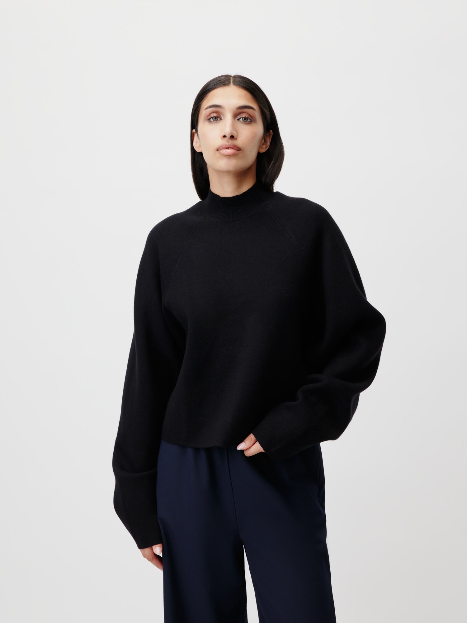 LeGer Strickpullover »Heather, LeGer by Lena Gercke« Loose fit mit Rundhalsausschnitt