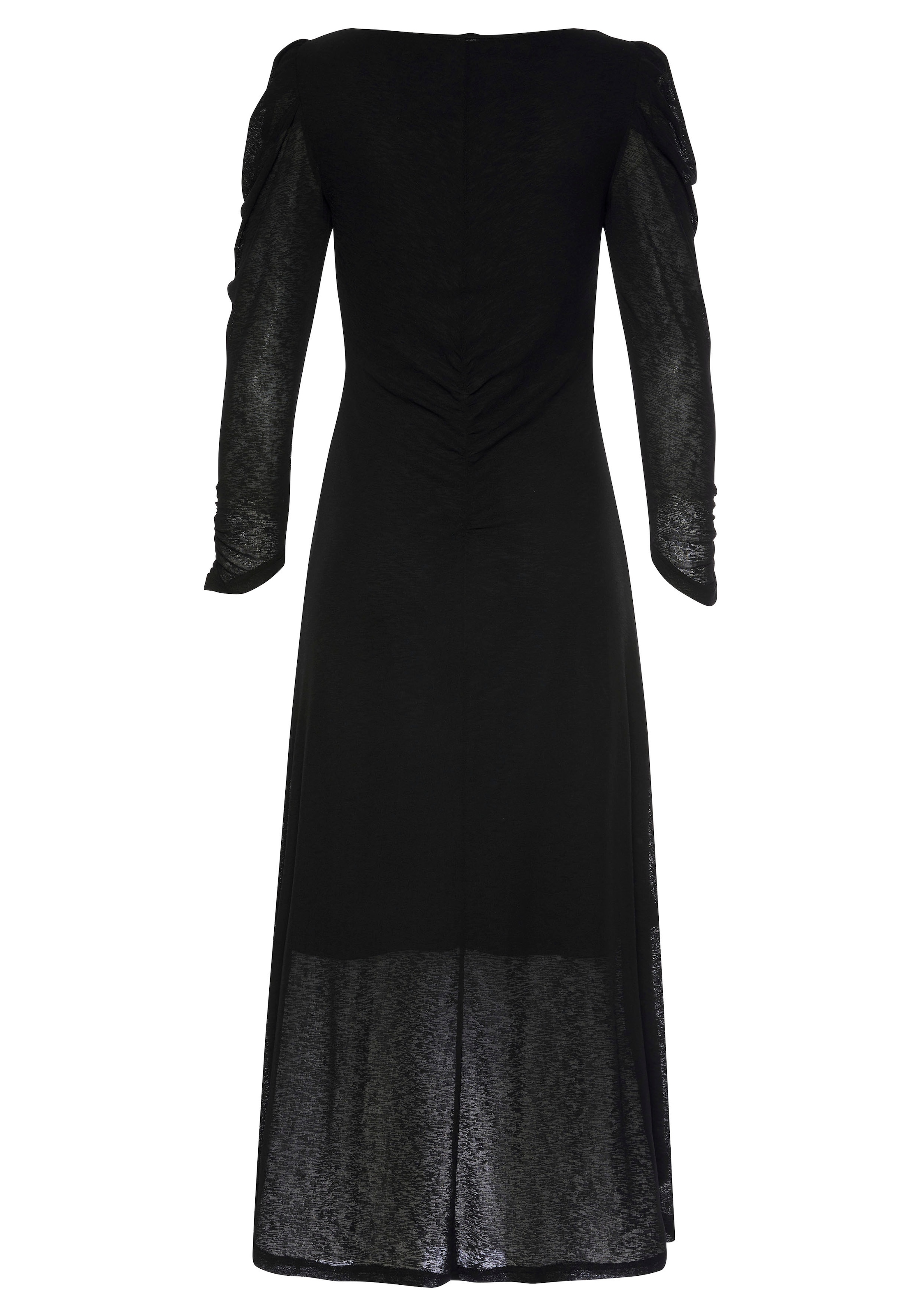 LASCANA Midikleid, mit Herz-Ausschnitt