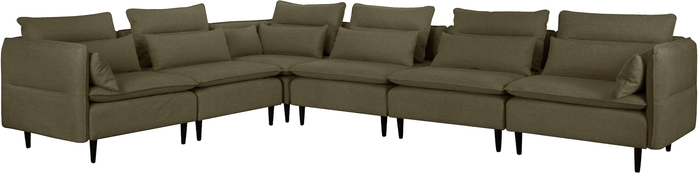 andas Ecksofa »ALVIK L-Form«, zusammengesetzt aus Modulen, erweiterbar mit Modulen der Serie