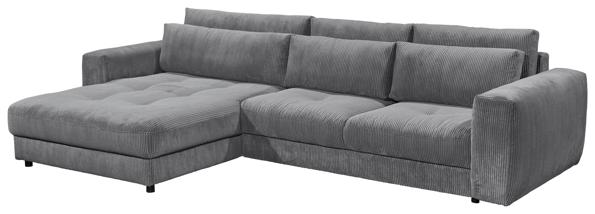ED EXCITING DESIGN Ecksofa »Barura L-Form«, mit 3 Nierenkissen