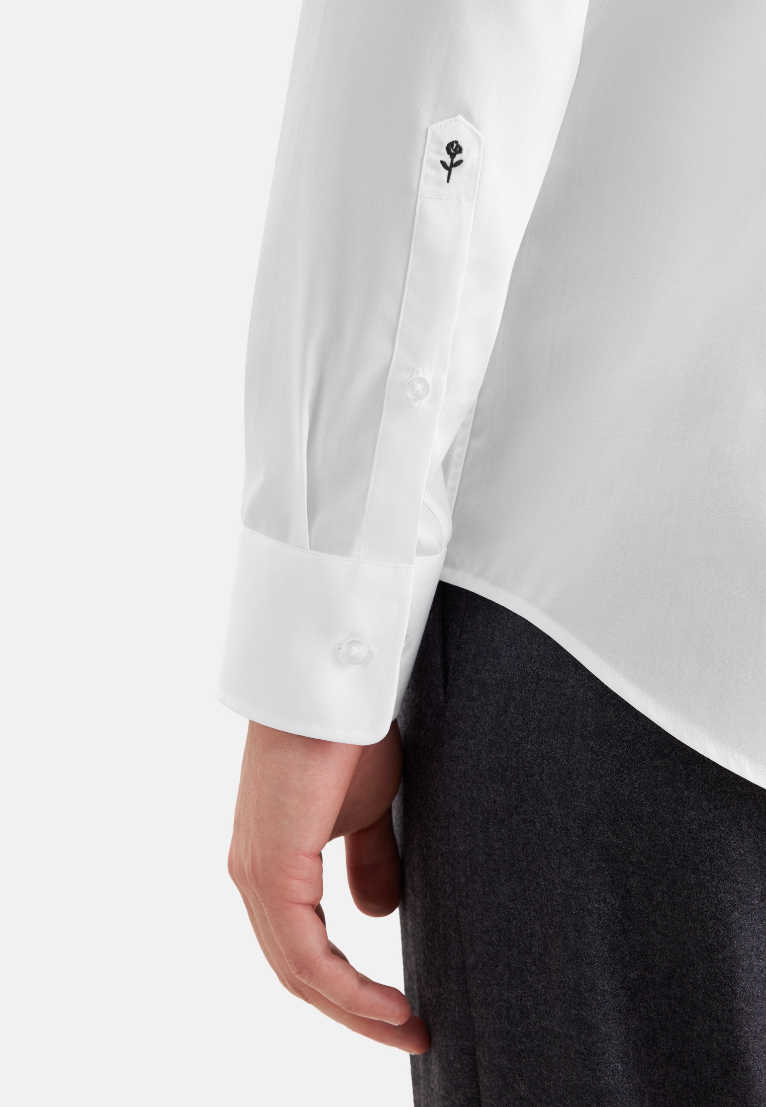seidensticker Businesshemd »Schwarze Rose« Slim 1/1 Kentkragen Uni