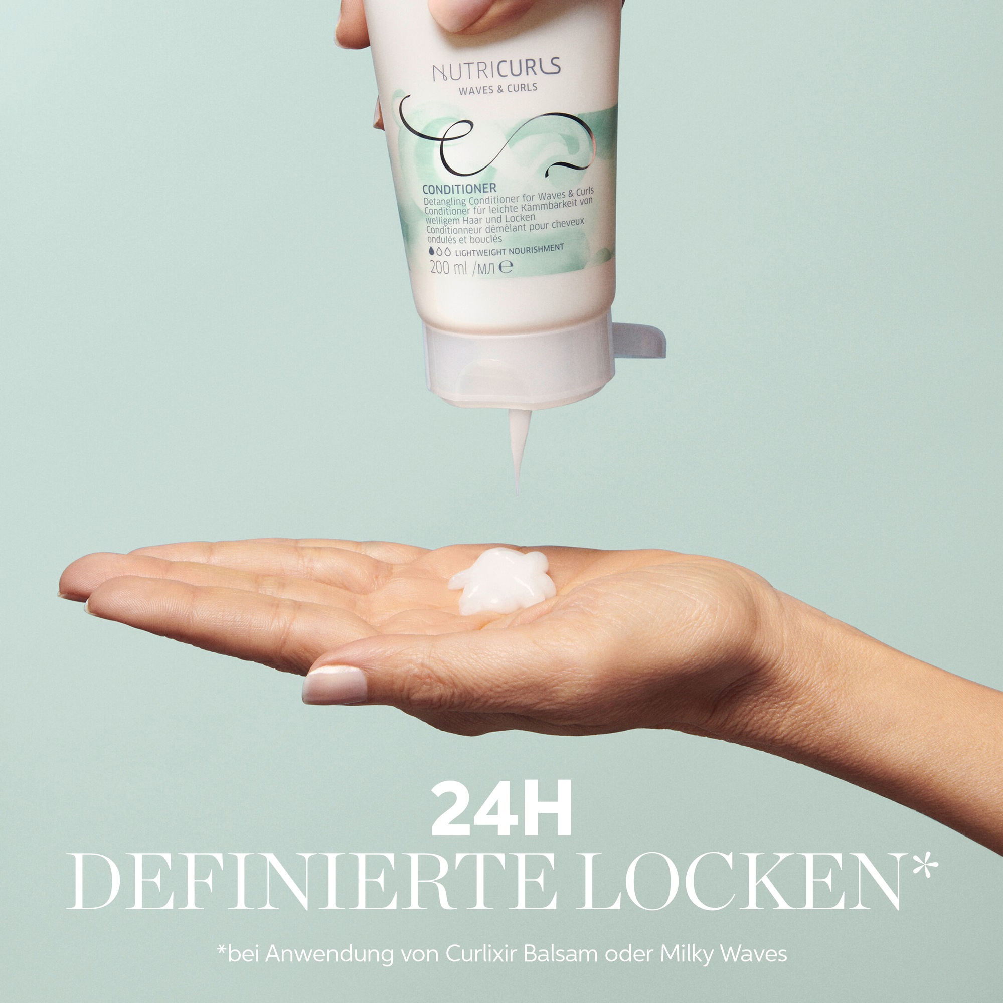 Wella Professionals Haarspülung »Nutricurls Conditioner« Lockendefinition, Frizz-Kontrolle, Jojobaöl und Weizenkleie-Extrakt