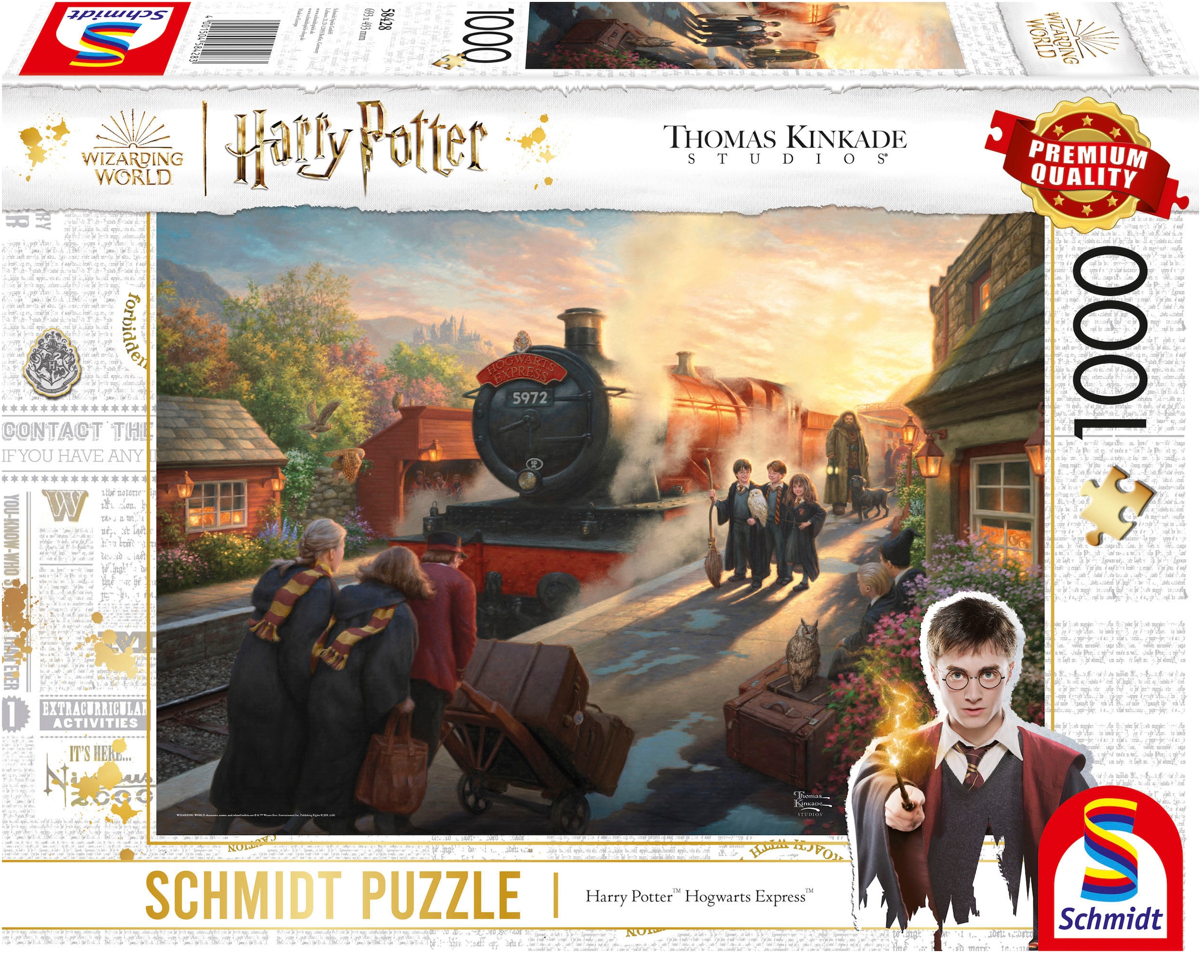 Puzzle »Wizarding World, Harry Potter™ Hogwarts Express™ von Thomas Kinkade«