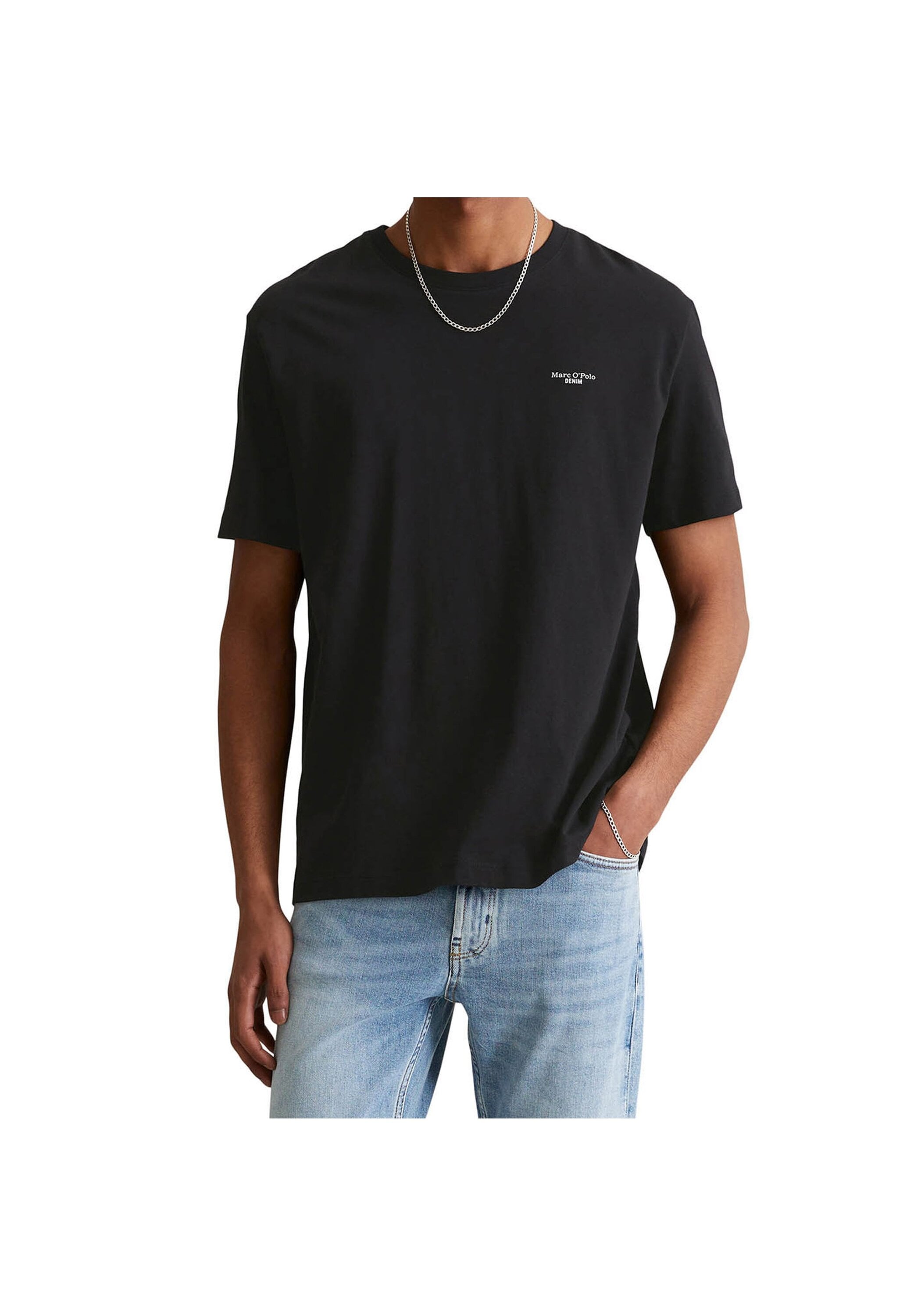 Marc O'Polo DENIM T-Shirt »T-Shirt T-Shirt, SSL, Logo Print, Reg F 2er Pack« 2
