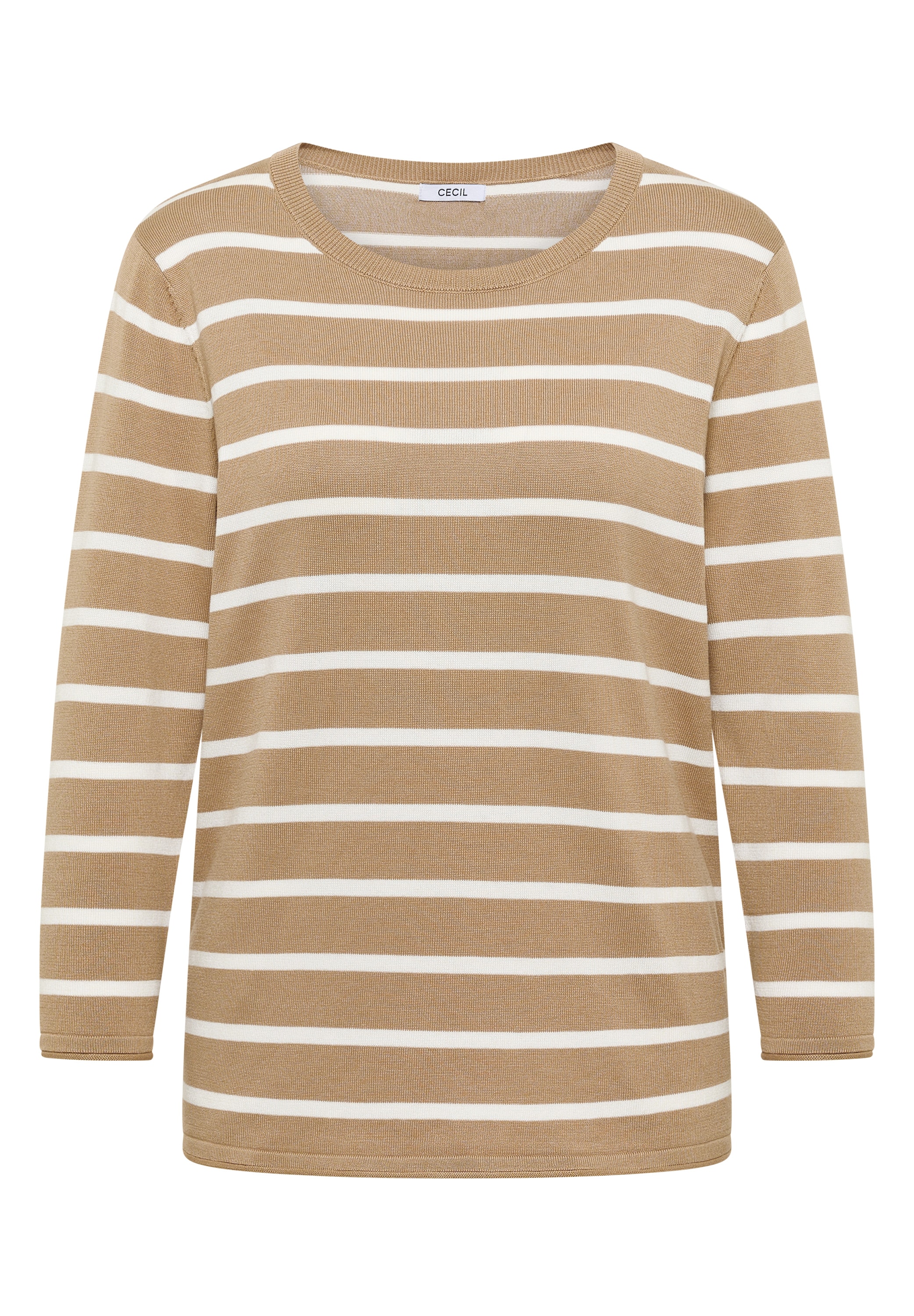 Cecil Strickpullover im Streifen-Look, 3/4-Arm