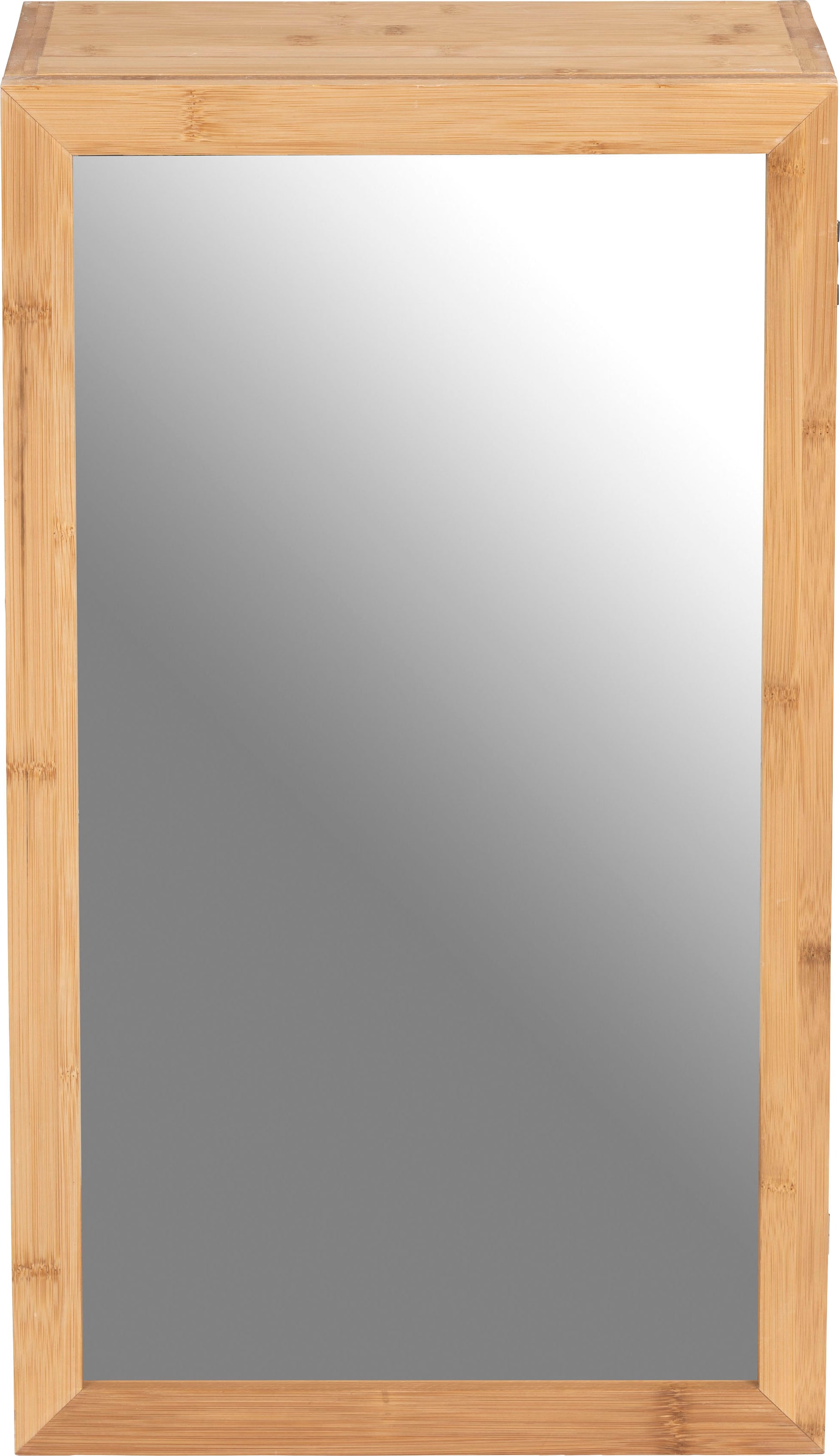 WENKO Badregal »Bambusa«, mit Spiegel, Magnetverschluss und zwei  Mittelböden bestellen bei OTTO