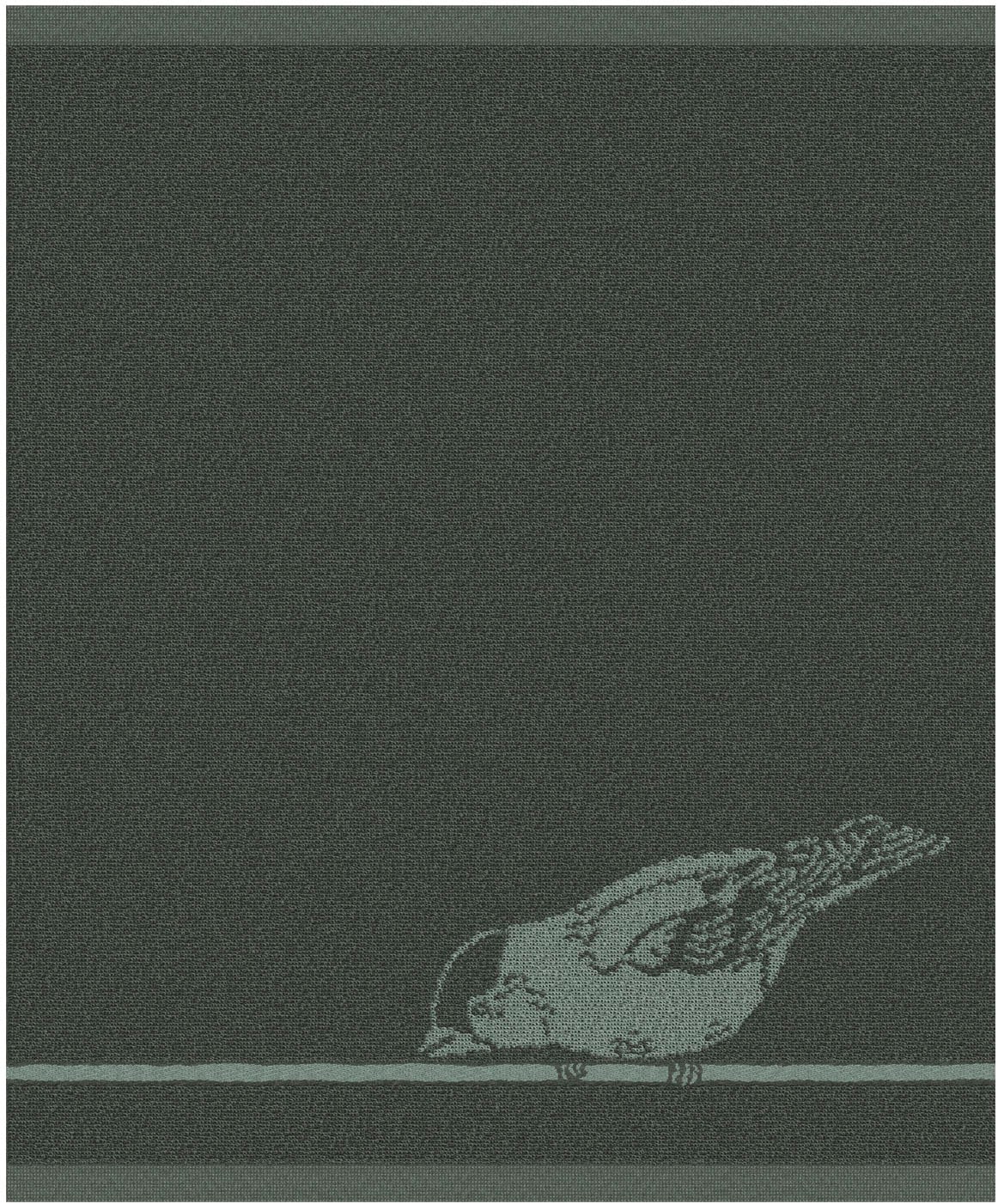 DDDDD Geschirrtuch »DDDDDD Birdy Küchentuch 50 x 55 Grün (6 Stück)« schnell trocknend, 100% Baumwolle, mit Spatz