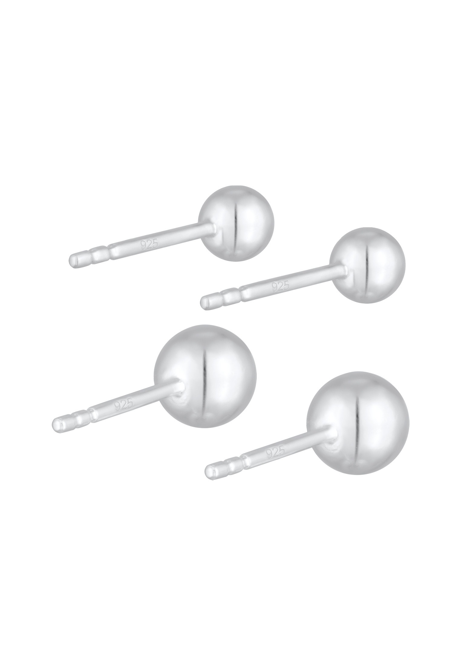 Elli Paar Ohrstecker »Ohrringe Kugel Ohrstecker 2er Set 925 Silber«