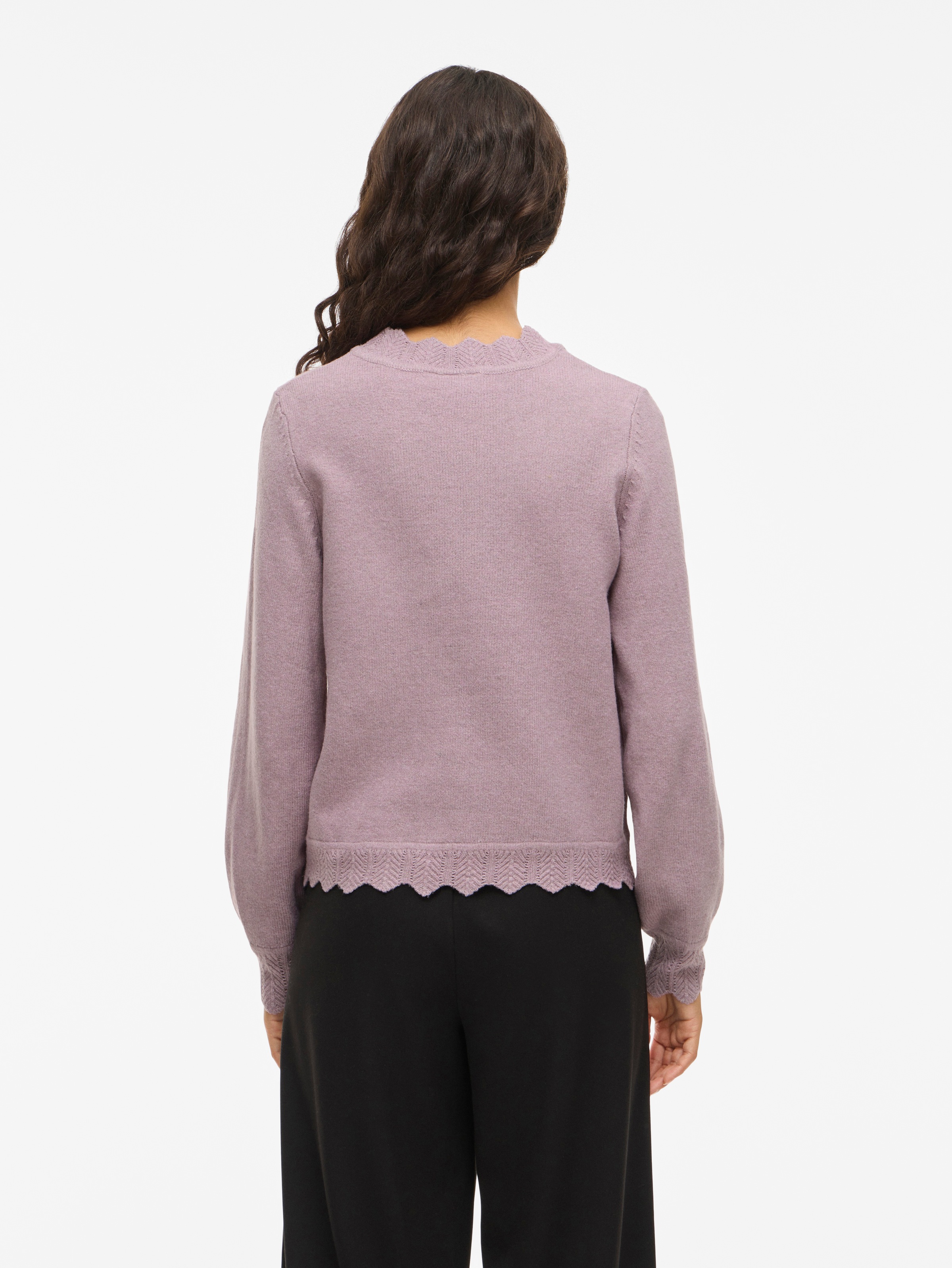 Vila Strickpullover »VINIKOLINA O-NECK L/S KNIT TOP - NOOS«
