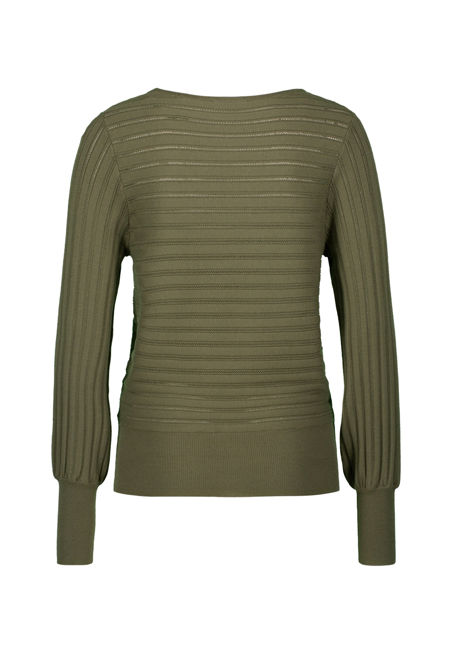 Zero Rundhalspullover »Pullover mit Strukturmuster«