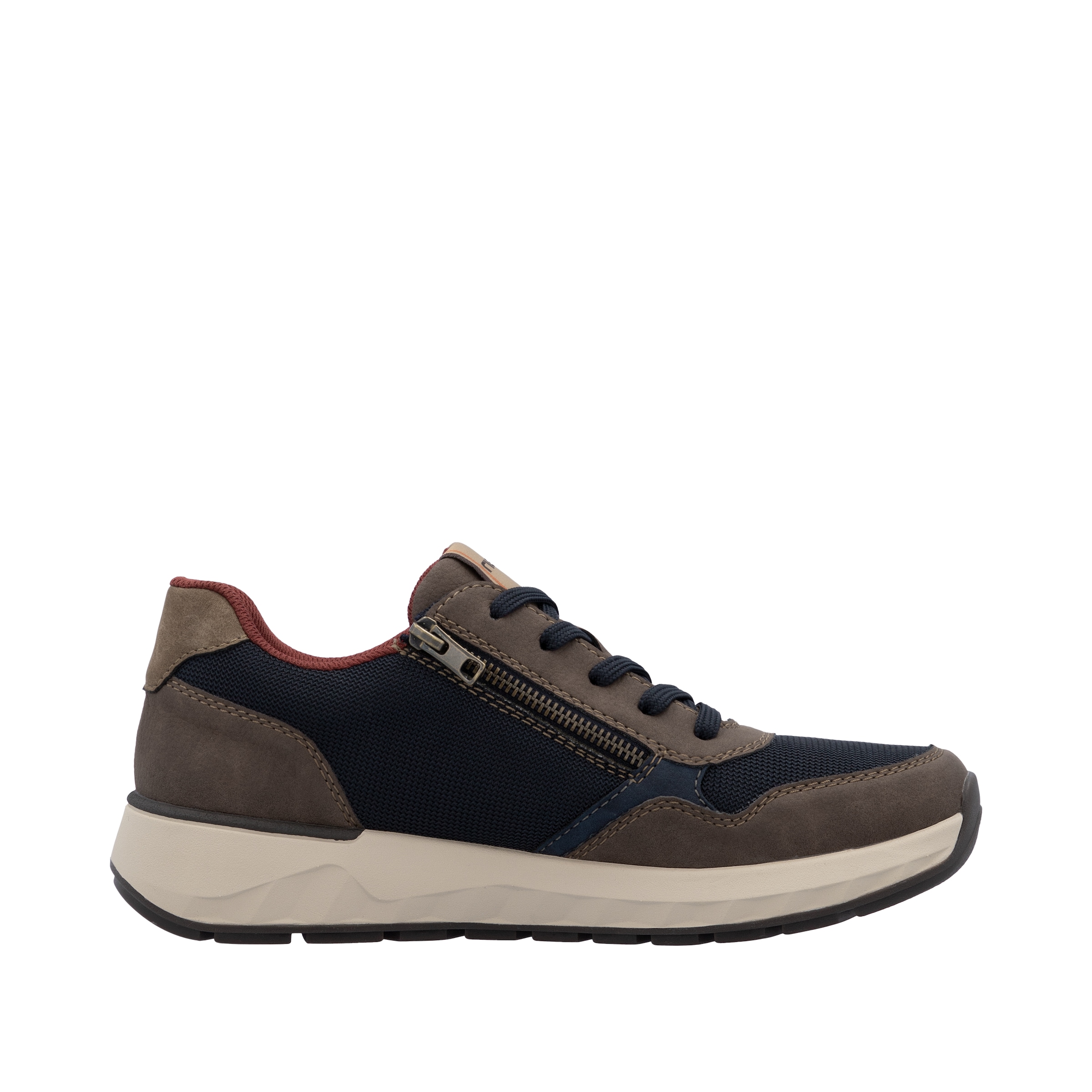 Rieker Sneaker, Schnürschuh, Halbschuh, Freizeitschuh mit weichem Schaftrand