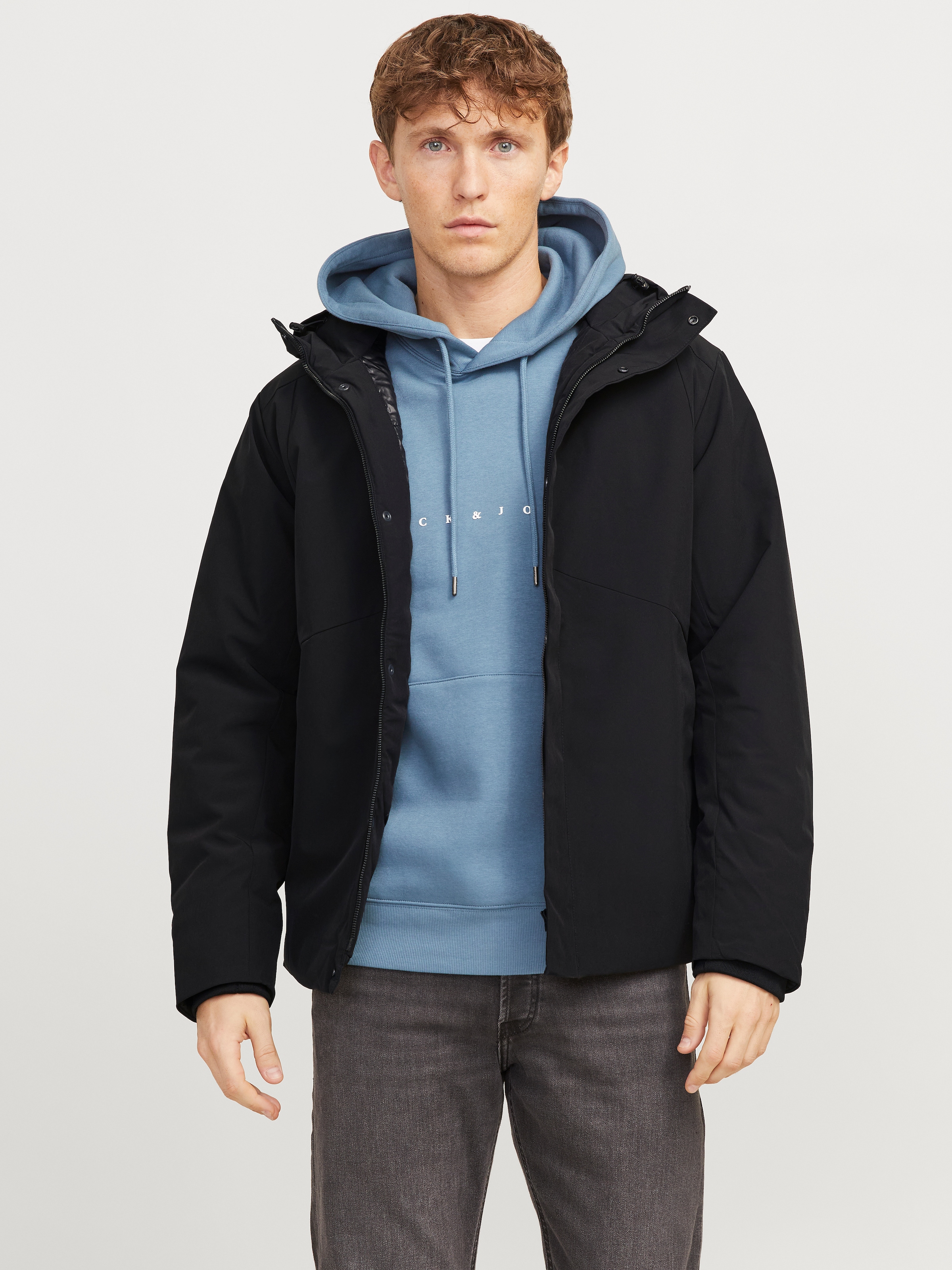 Kurzjacke »JJEKEEN JACKET SN«, mit Kapuze