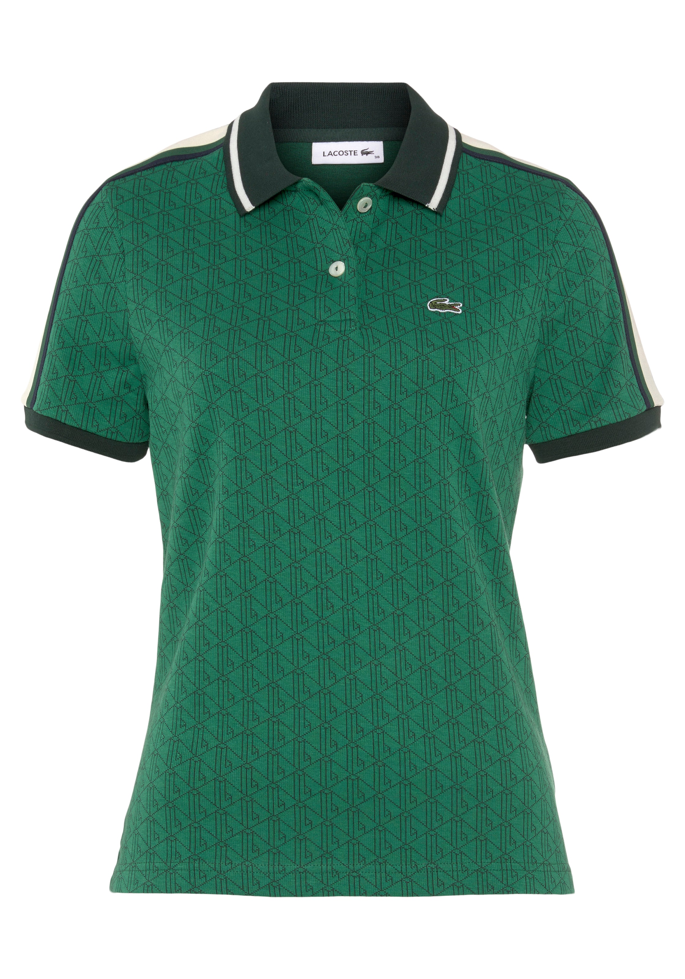 Online Kragen Poloshirt, Shop OTTO Lacoste am mit im Knopfverschluss