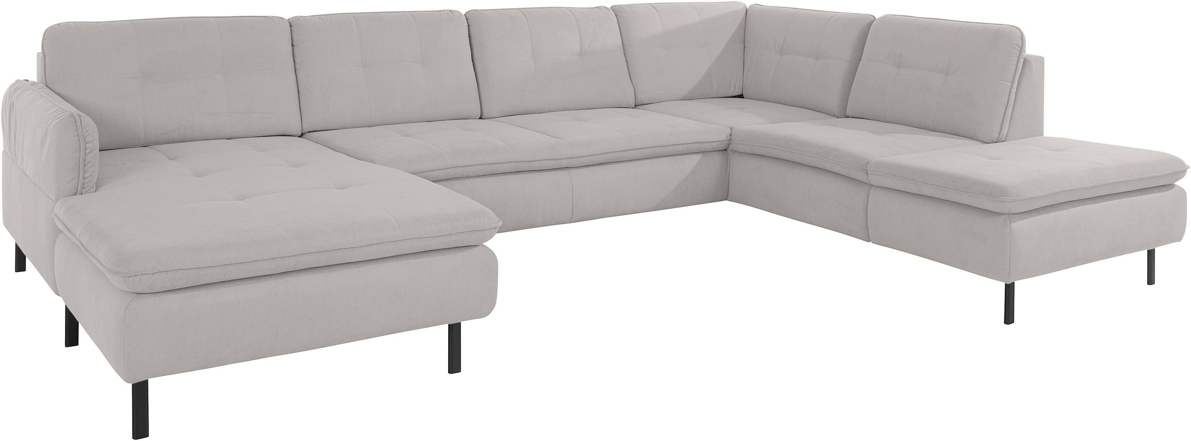 INOSIGN Wohnlandschaft »Birkholm U-Form«, Armlehnverstellung, auch in Easy Clean Bezug - mit Wasser zu reinigen
