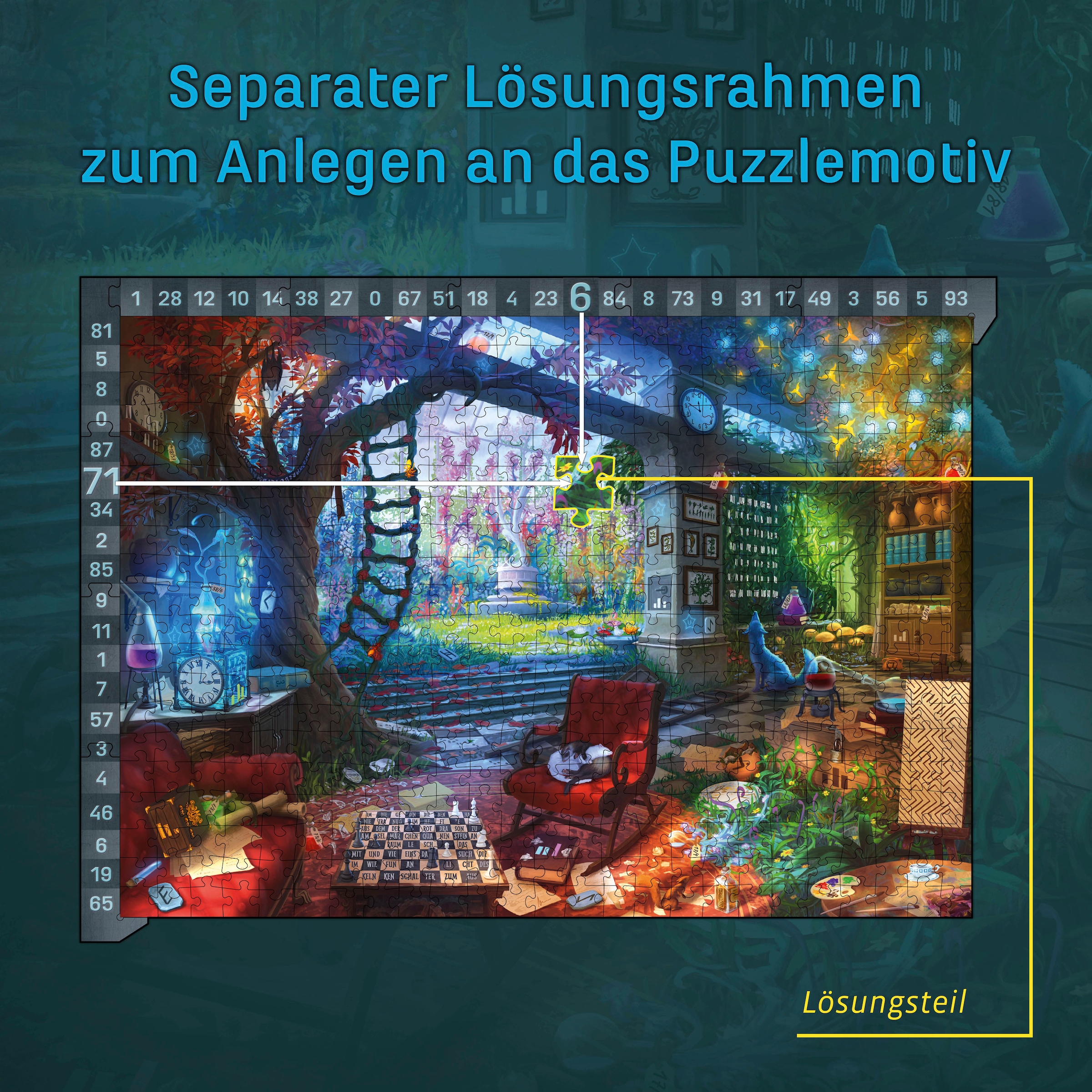 Kosmos Puzzle »EXIT, Das Puzzle, Das verborgene Atelier«, Made in Germany