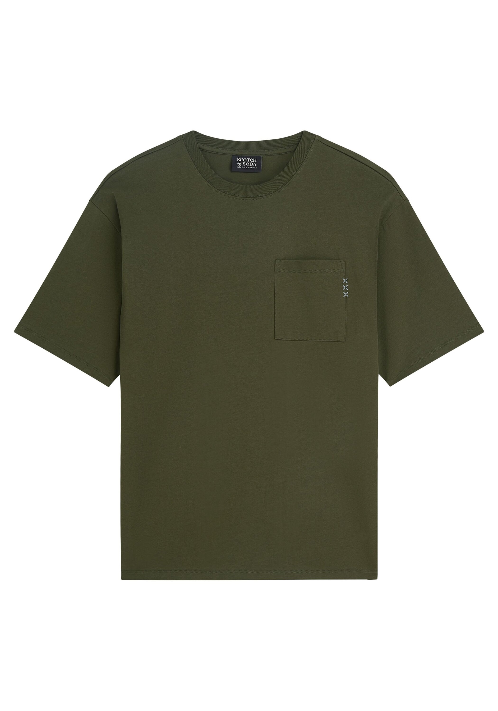 Scotch & Soda T-Shirt »T-Shirt Core 3 Crosses Loose Fit Pocket T-Shirt 1er Pack« 1