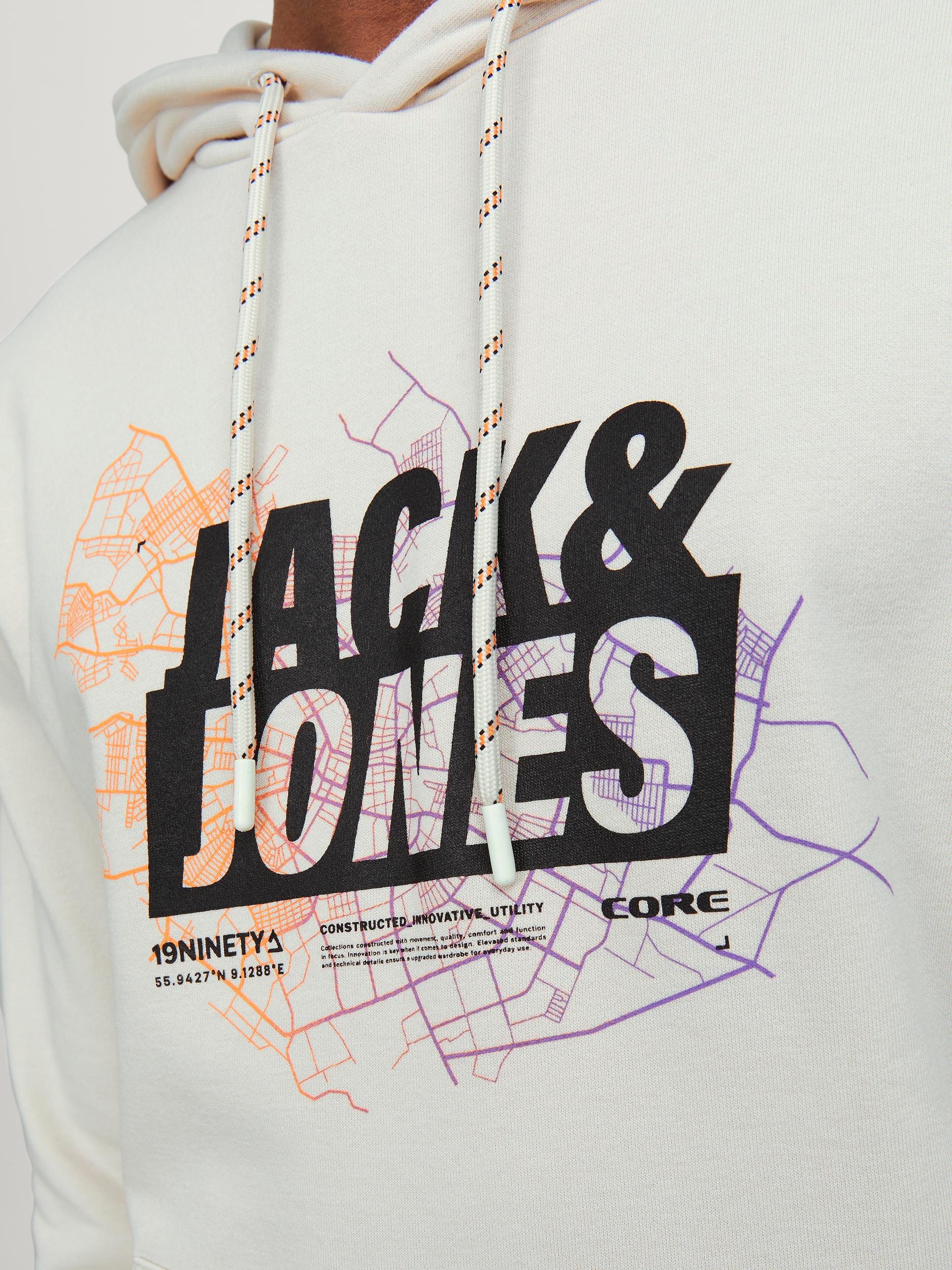 Jack & Jones Kapuzensweatshirt »JCOMAP LOGO SWEAT HOOD SN«