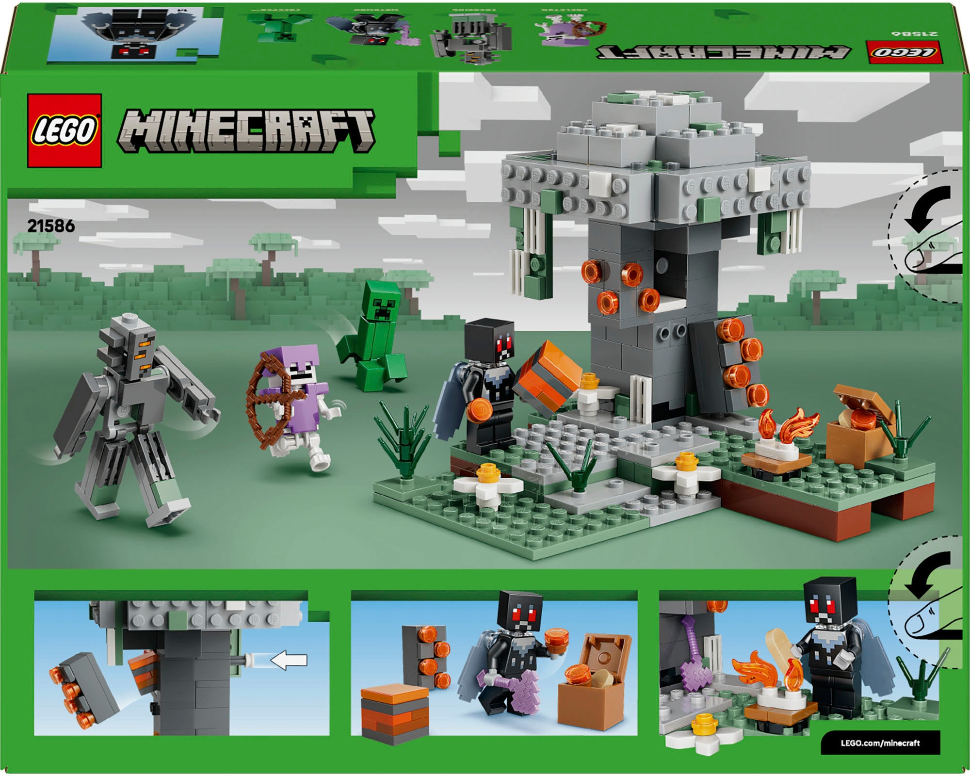 LEGO® Konstruktionsspielsteine »Blasser Garten (21586), LEGO Minecraft« Made in Europe