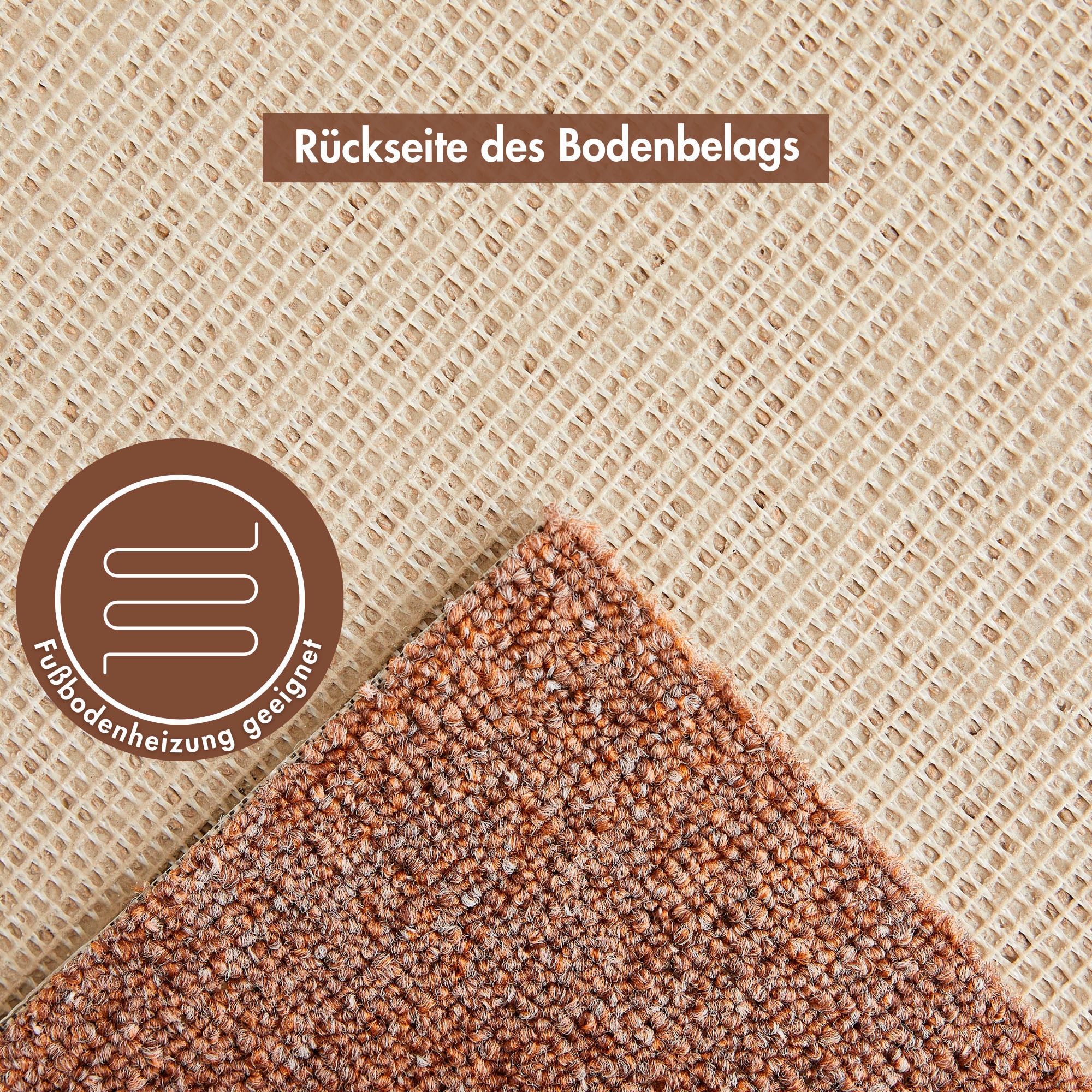 Andiamo Teppichboden »Bob, Feinschlinge, Made in Netherlands«, rechteckig, 4,5 mm Höhe, meliert, Breite 200, 400 oder 500 cm, strapazierfähig & pflegeleicht