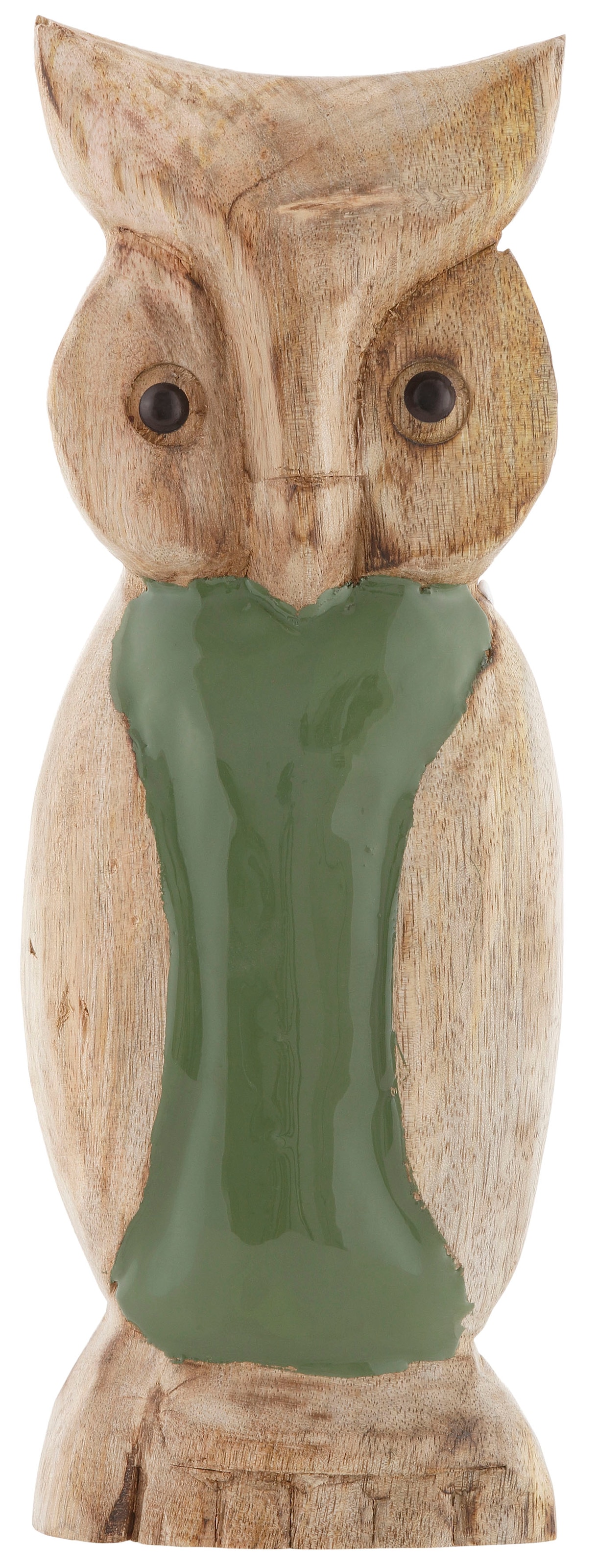 Tierfigur »Eule, Weihnachtsdeko«, aus Holz, Höhe ca. 27 cm