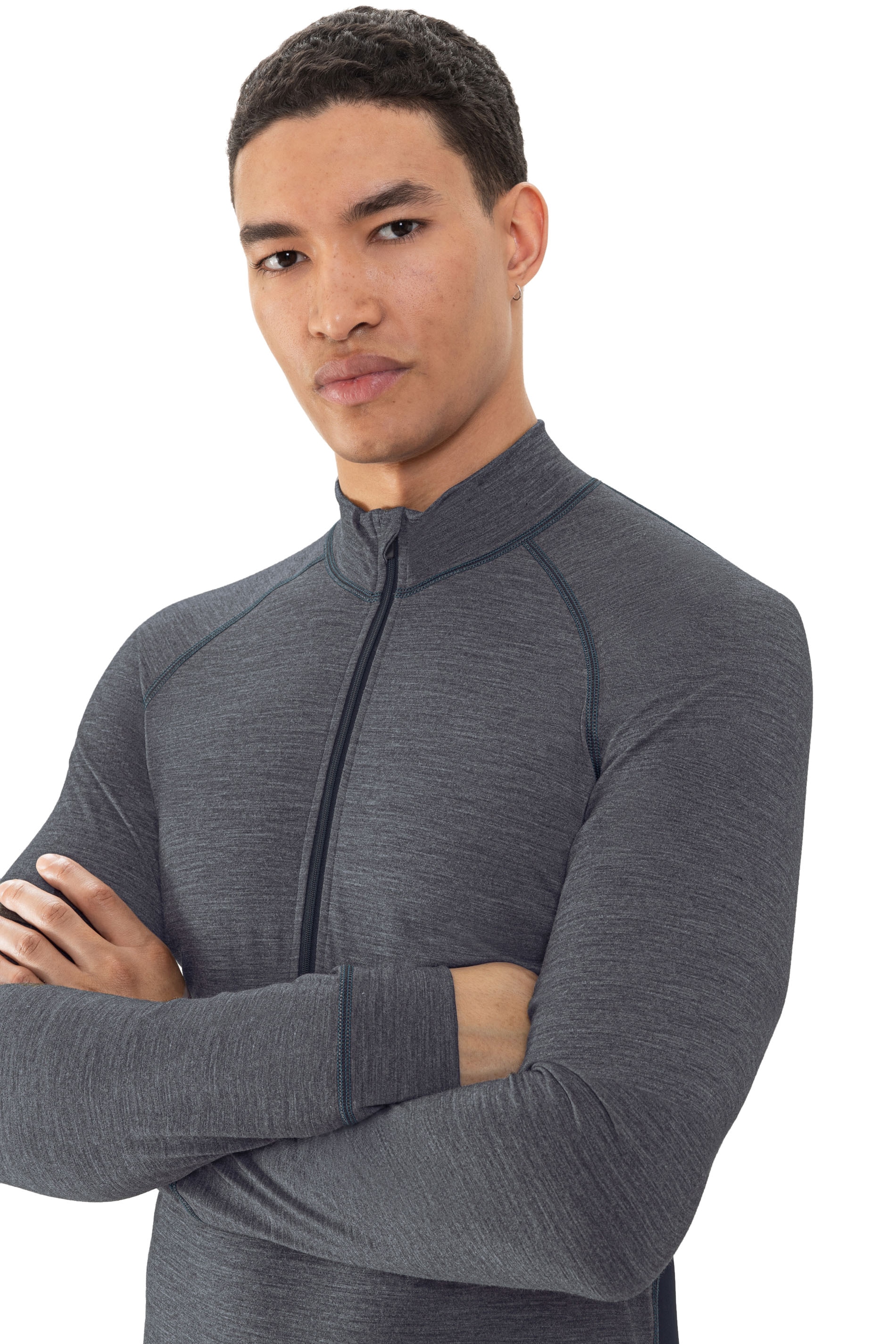 Mey Langarmshirt »Prfrmnc+« Stehkragen mit Reißverschluss, schnelltrocknend