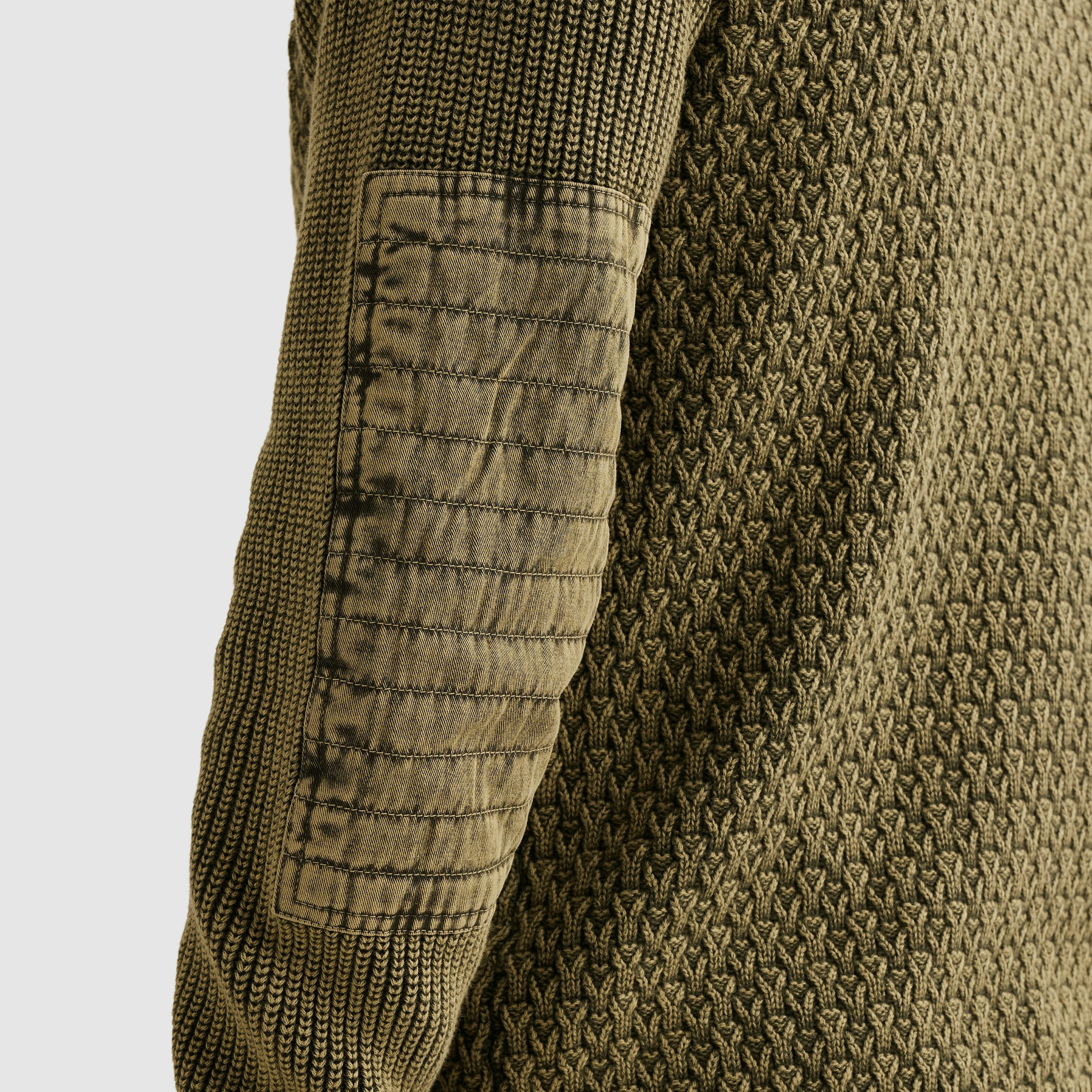 PME LEGEND Strickpullover , mit kurzer Knopfleiste
