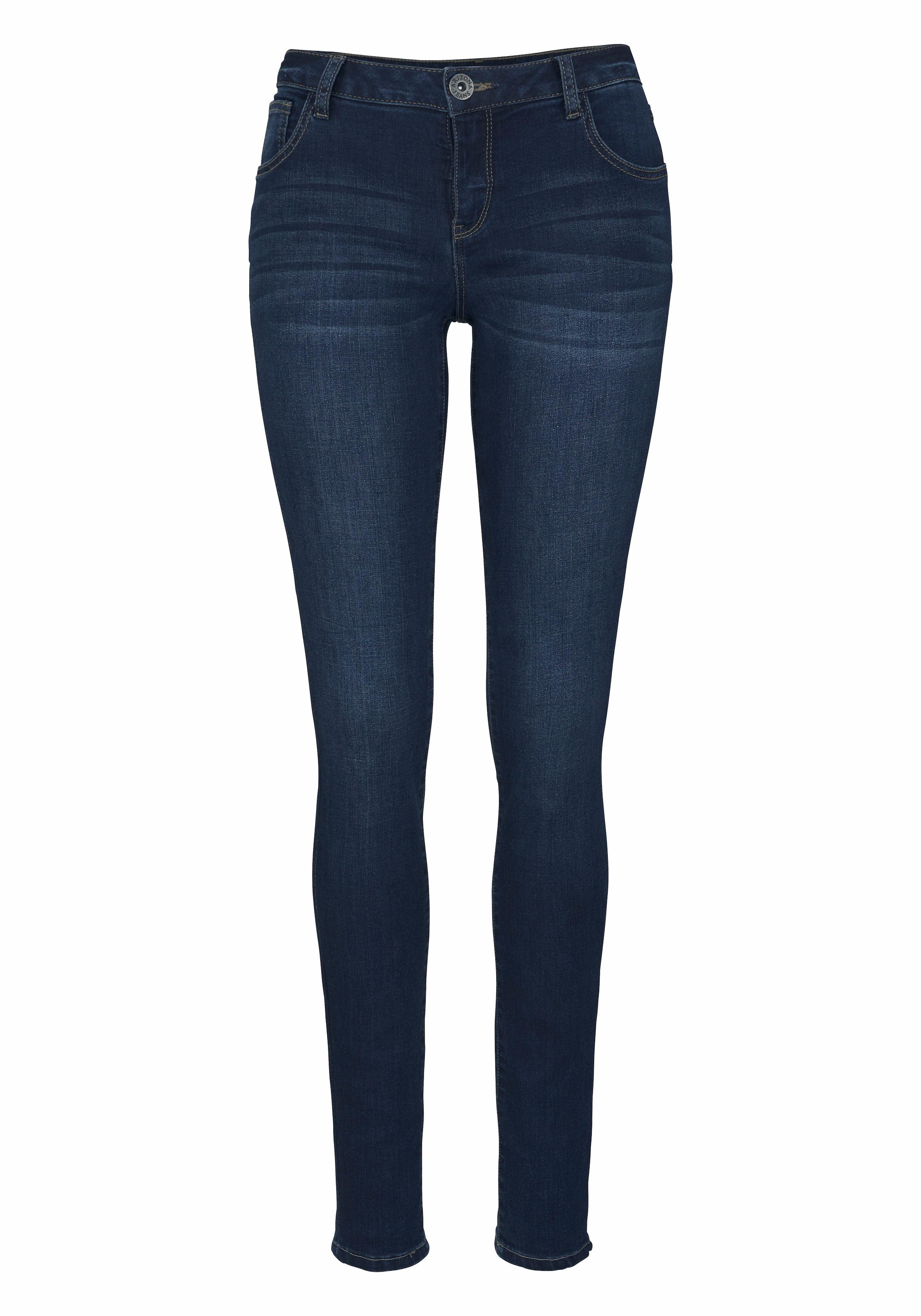 Arizona Skinny-fit-Jeans »Ultra-Stretch«, extra-enger Beinverlauf, normale Leibhöhe, mit Eingrifftaschen