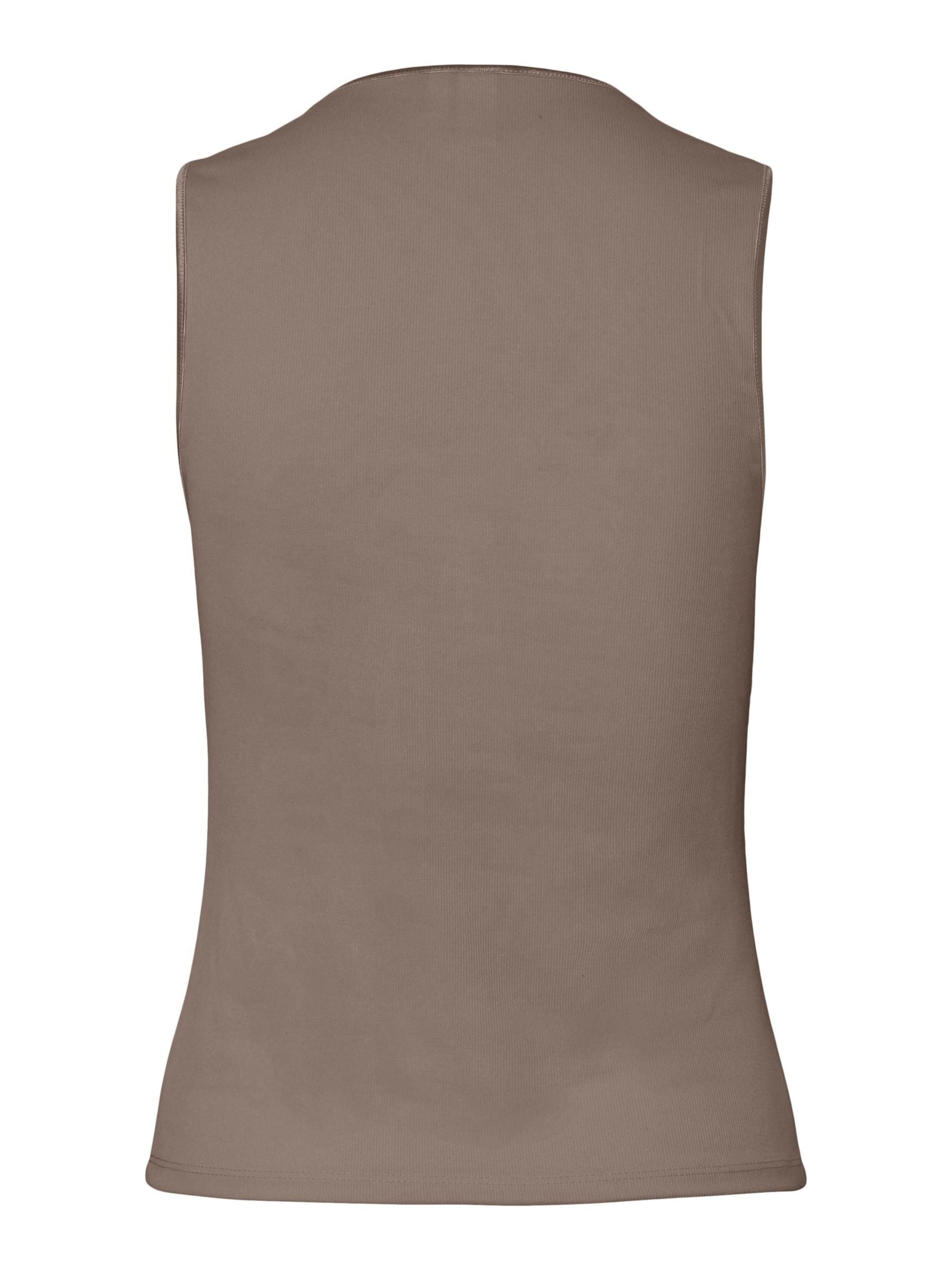 Y.A.S Tanktop »YASPALOMA TANK TOP NOOS« mit Satinpaspel