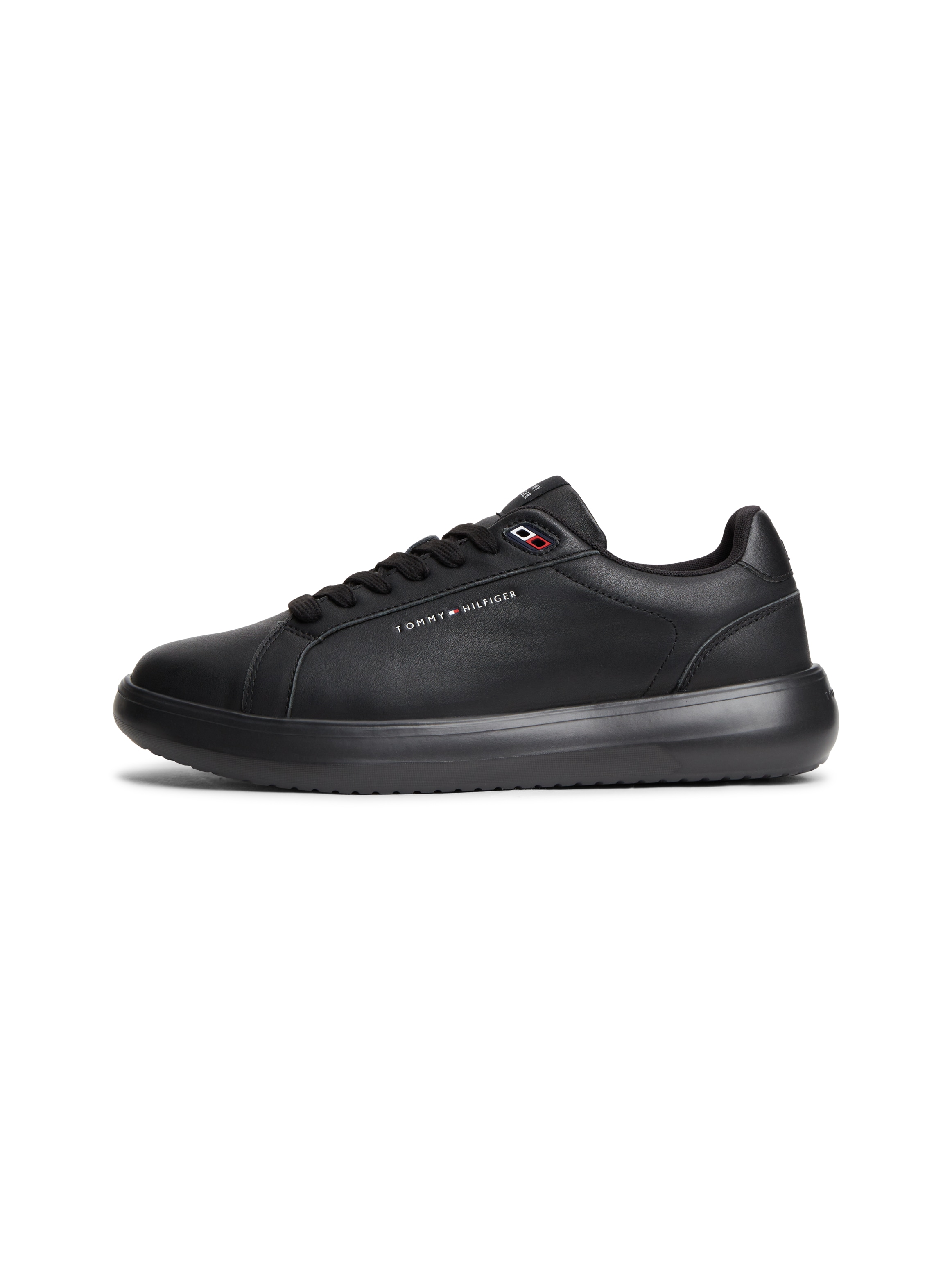 Tommy Hilfiger Sneaker »LIGHT CHUNKY LEATHER SNEAKER«  Freizeitschuh, Halbschuh, Schnürer mit TH-Logoprägung