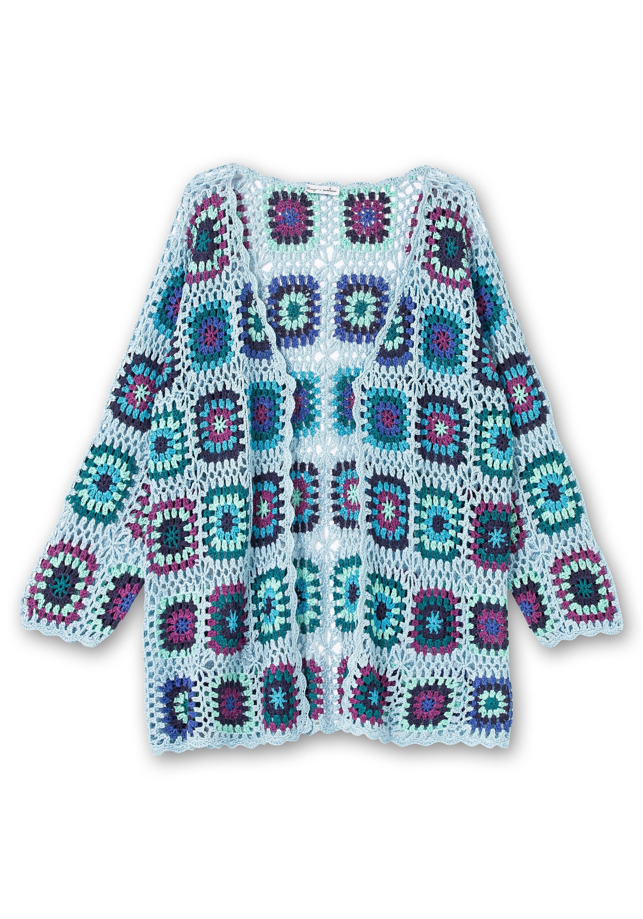 Sheego Cardigan »Strickjacke in Häkeloptik, mit Crochet-Muster«