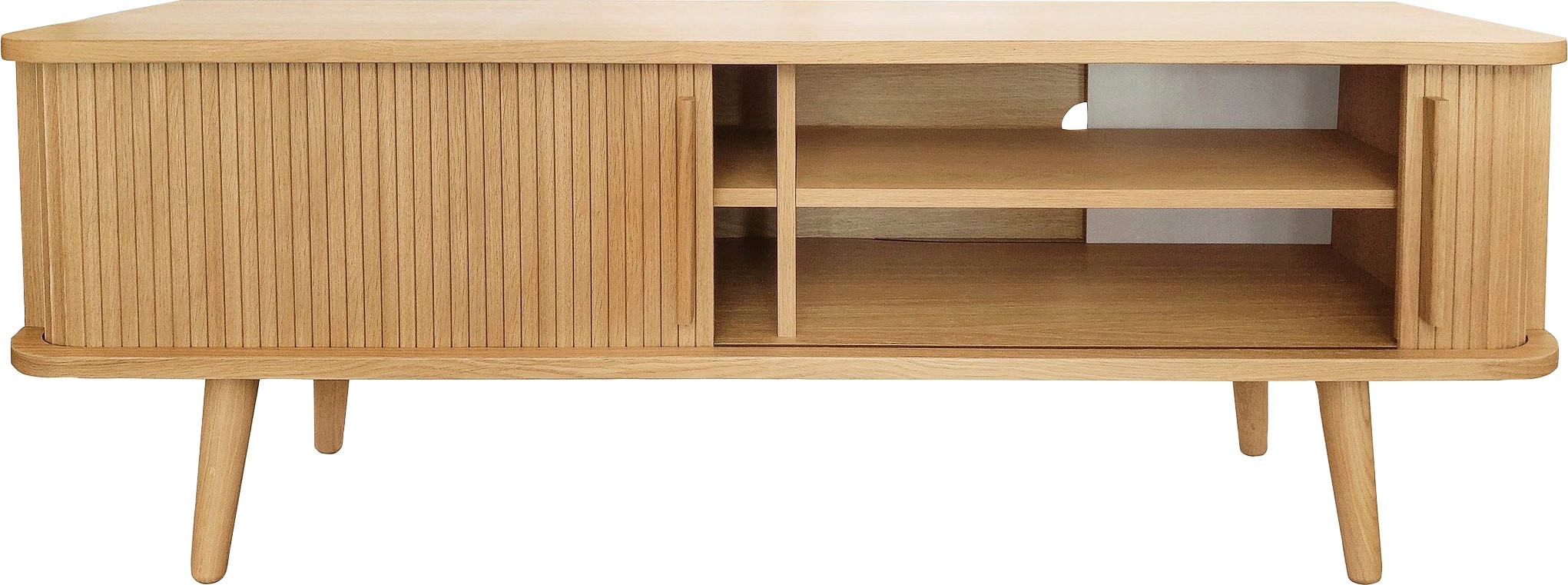 Woodman TV-Board »Rove«, besonderes Design, in zwei Breiten, mit Eichenholzfurnier