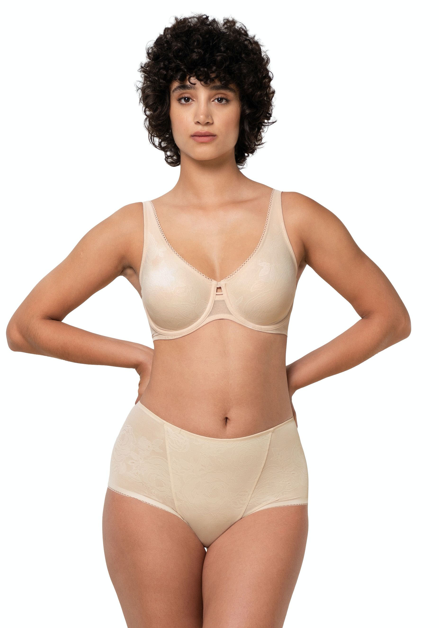 Minimizer-BH »Wild Rose Sensation W01«, mit Jacquardspitze, Basic Dessous